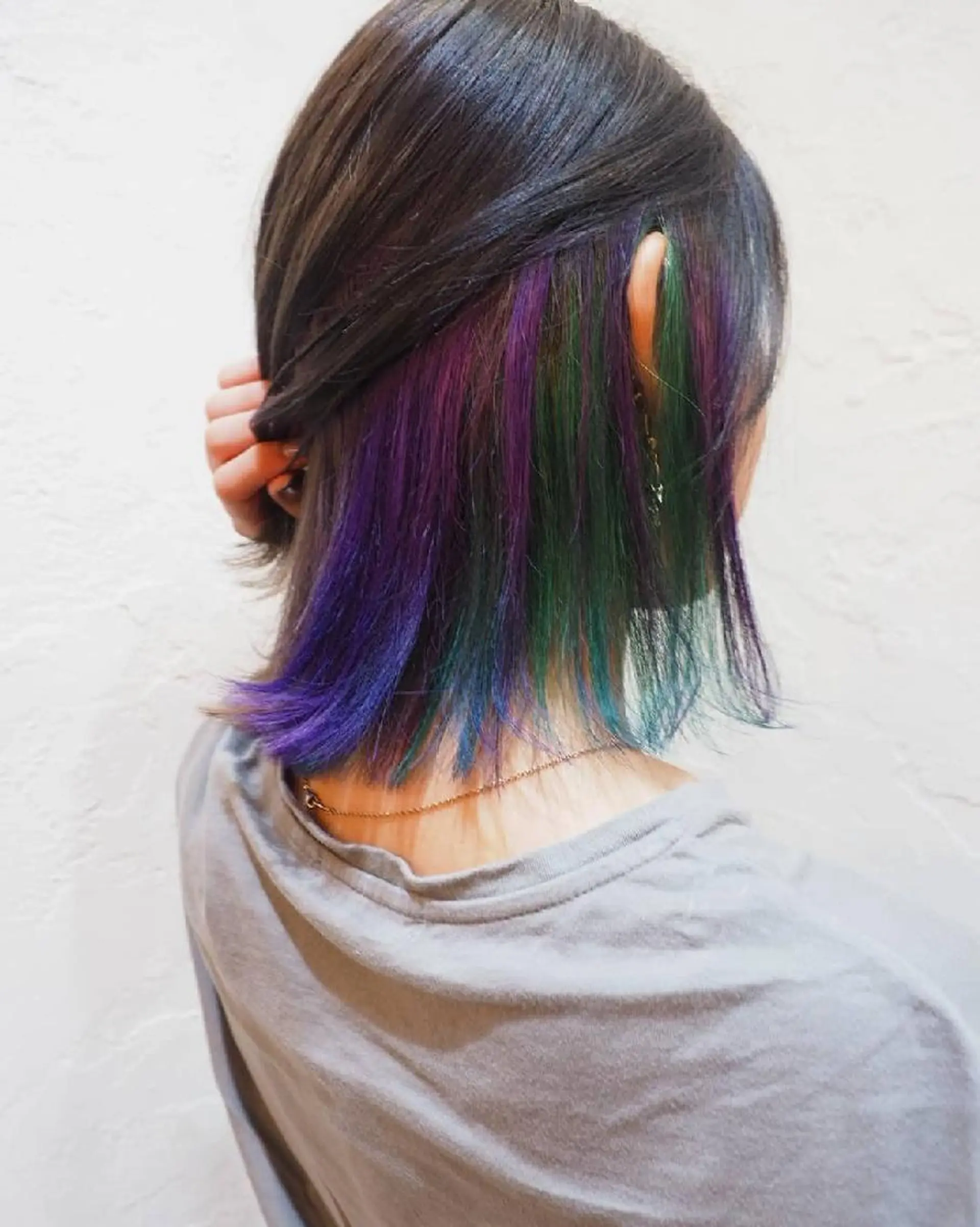 セミロング キノシタ ナオユキのヘアスタイル