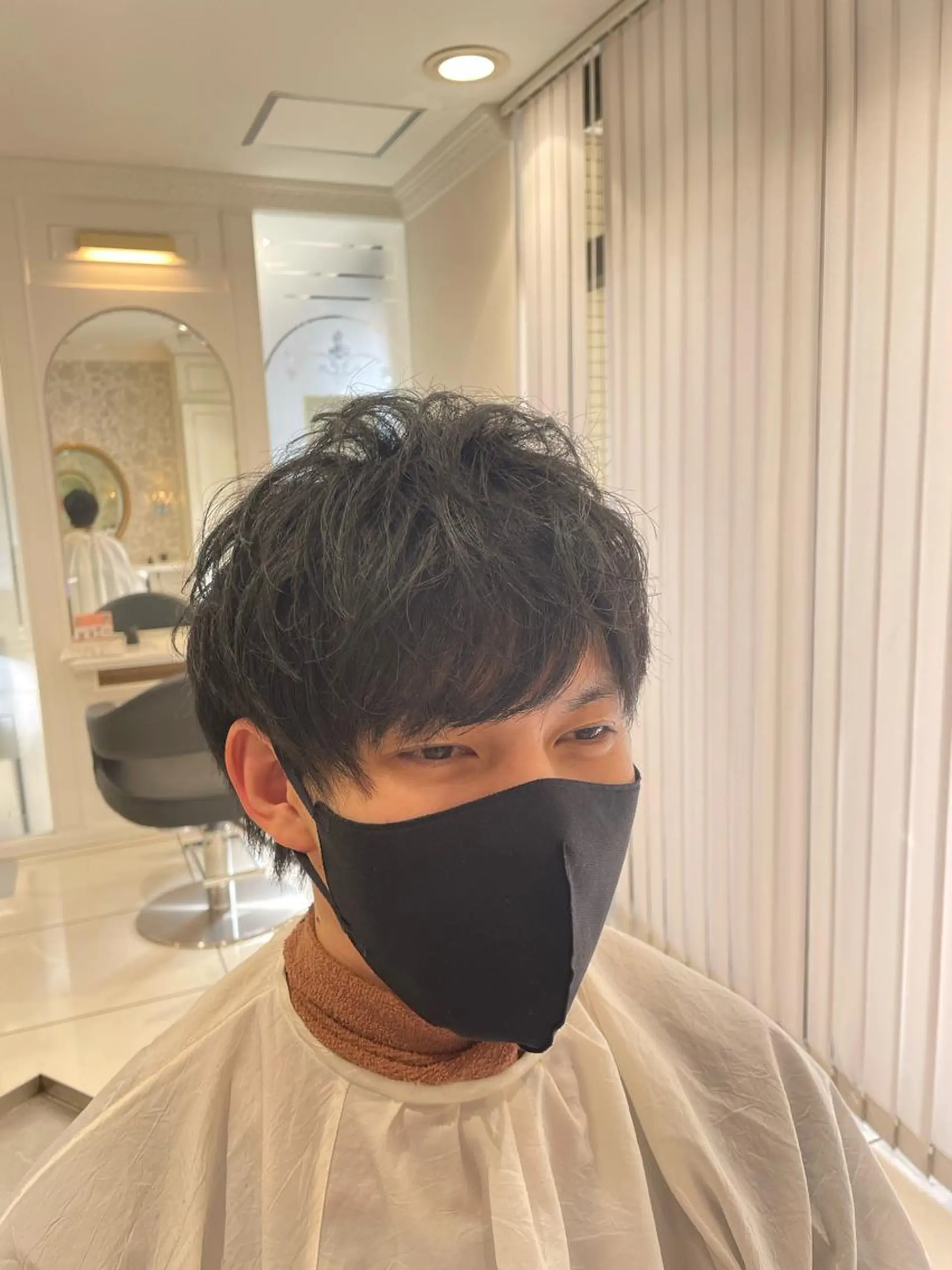 メンズ 🔹メンズ縮毛矯正 川島爽楽🔹のヘアスタイル