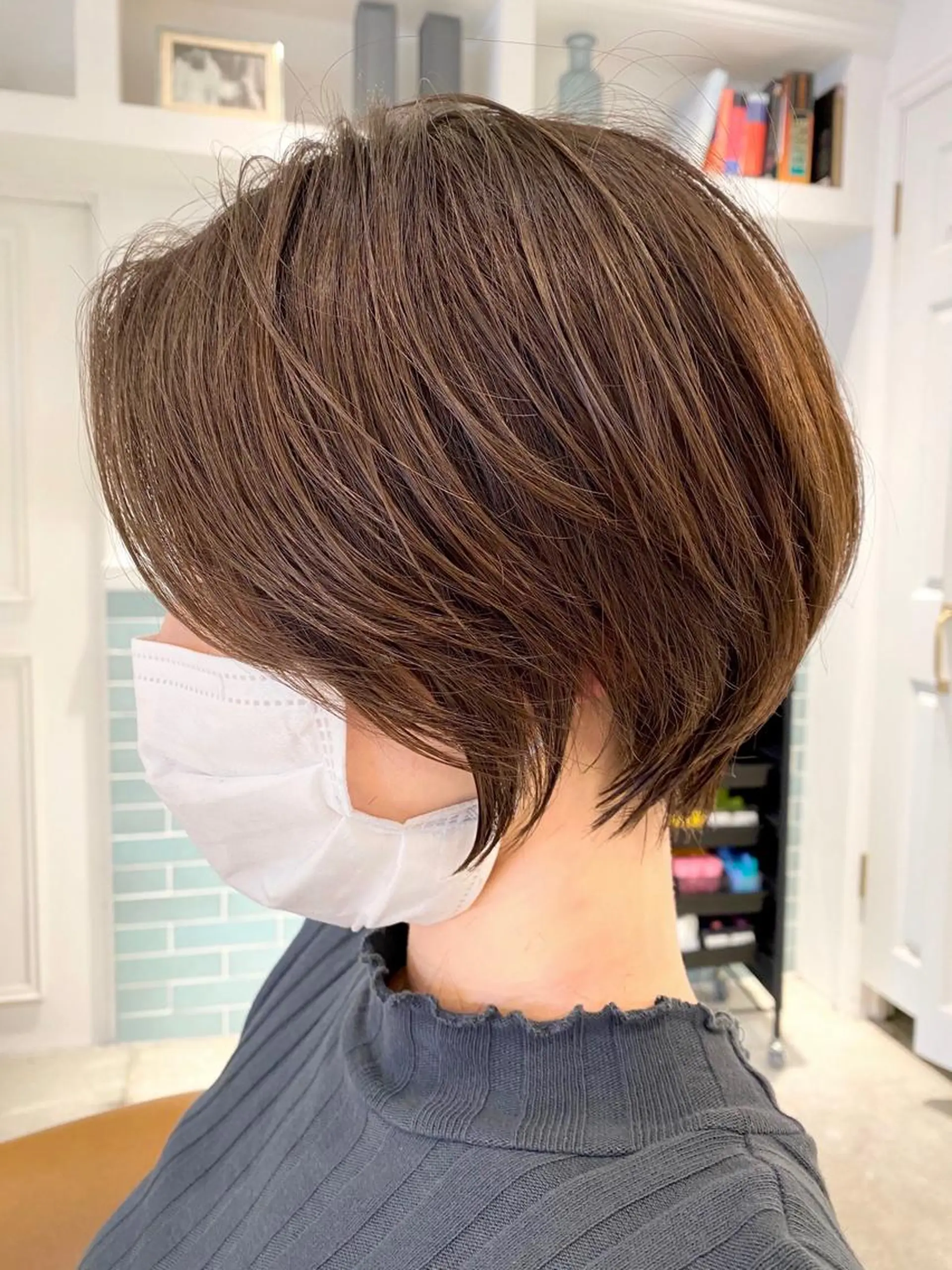 ショート 髪質改善レイヤー/ ボブたんの翔太のヘアスタイル