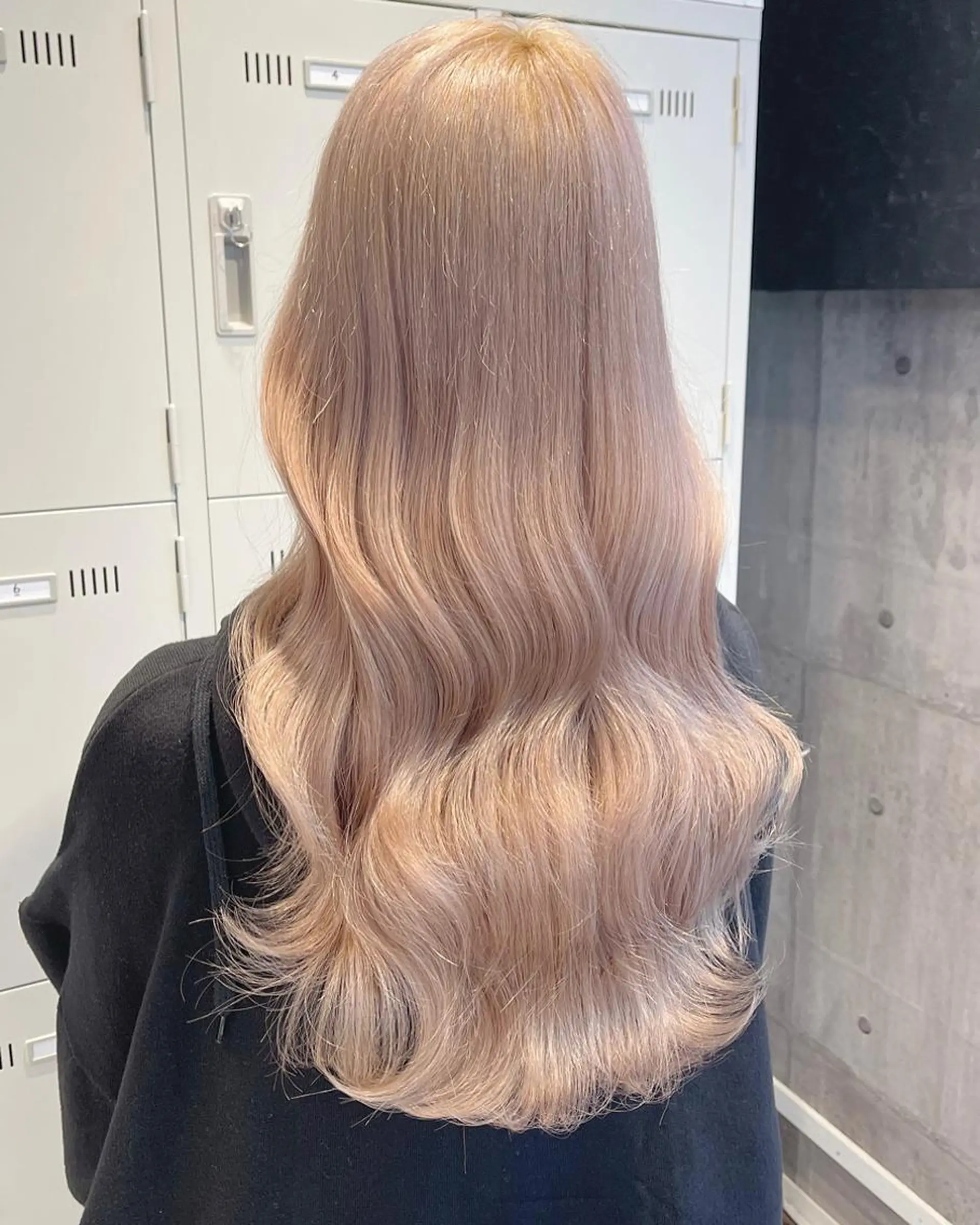 ロング カラー パーマ ヘアアレンジ メンズ キッズ ネイル マツエク・マツパ アイブロウ 🎀韓国レイヤー YURINA🎀のヘアスタイル