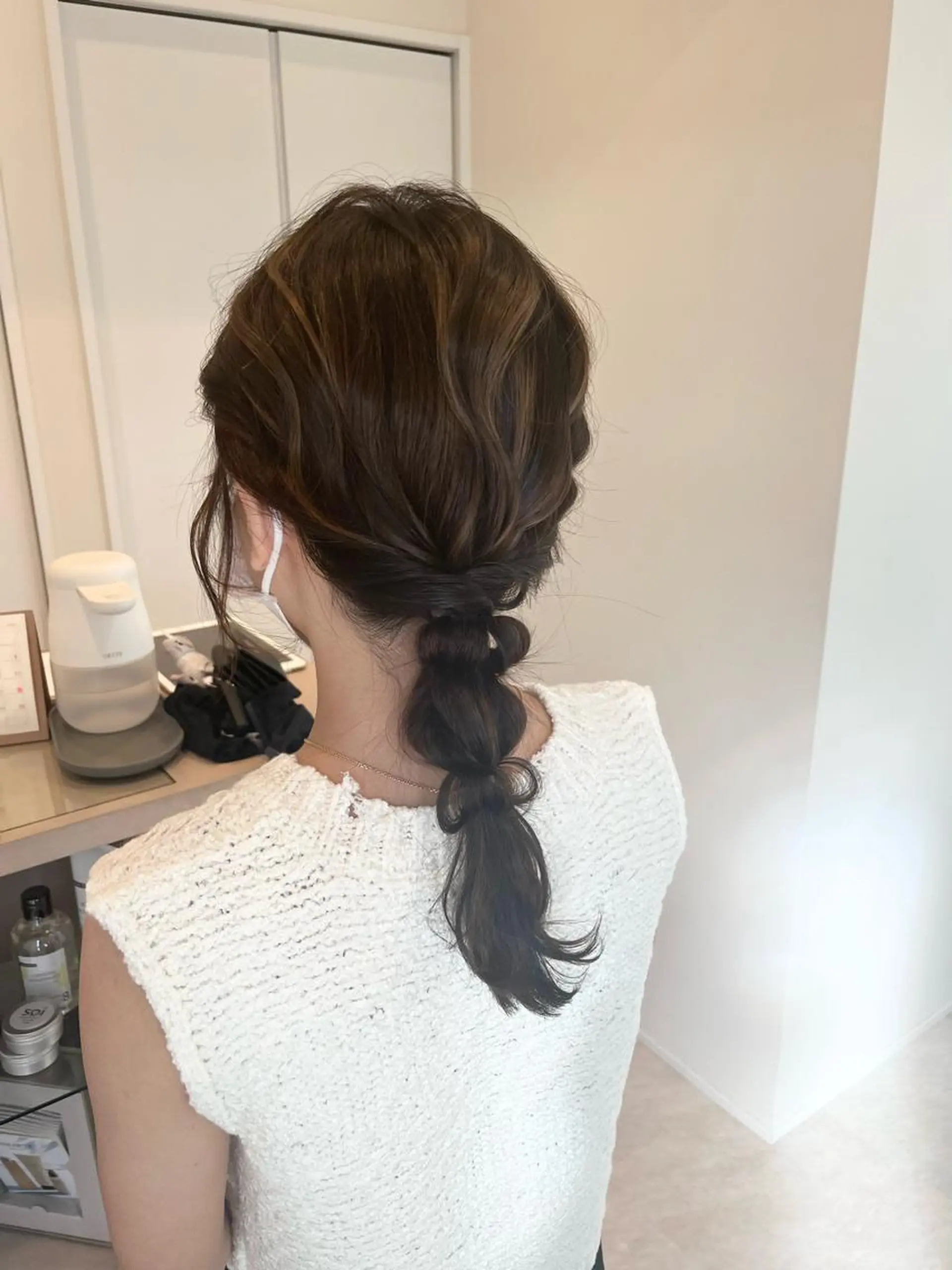 セミロング ヘアセット tonari所属・加藤 明香里のヘアスタイル