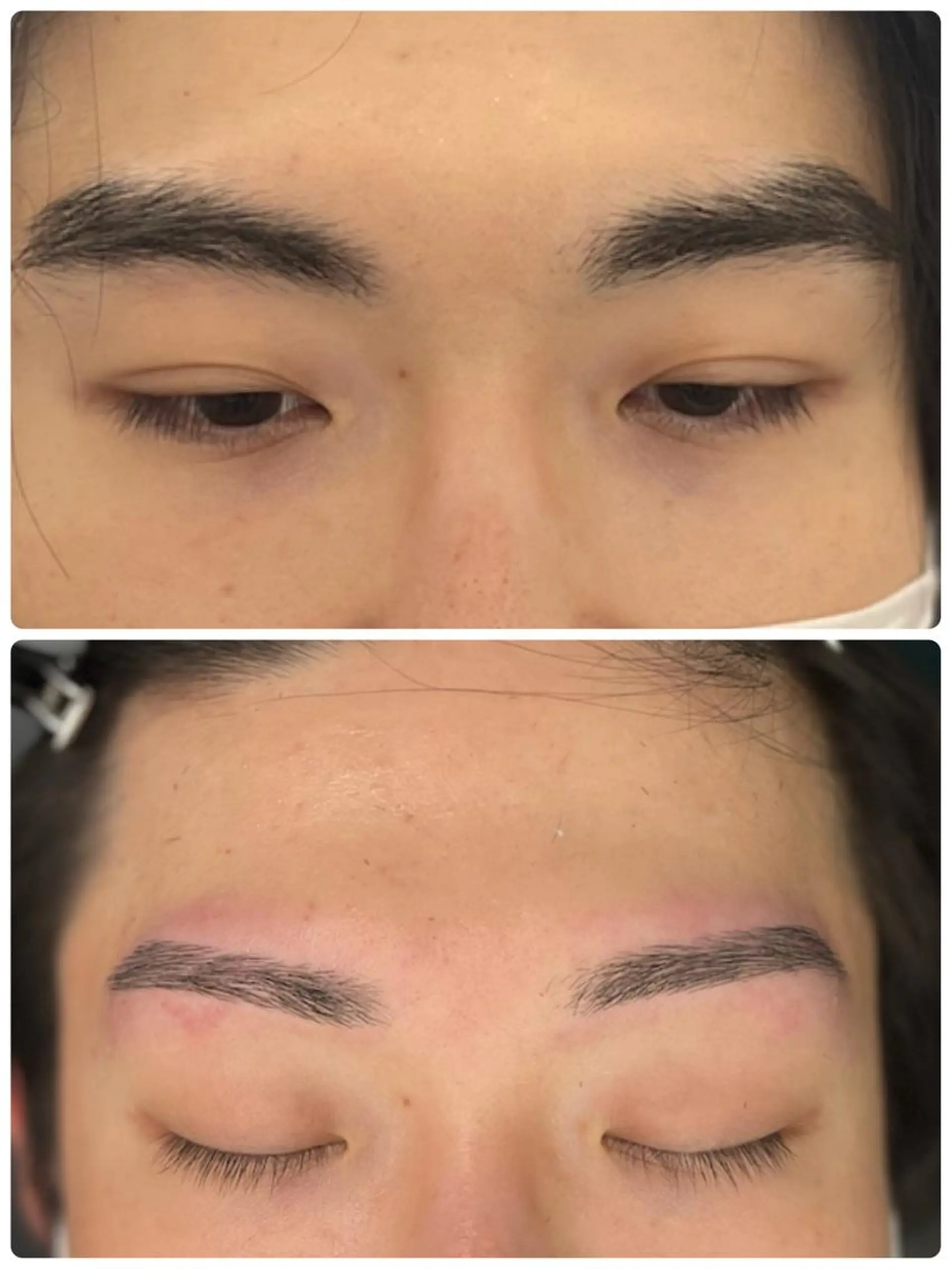 ショート アイブロウ メンズアイブロウ 眉毛ワックス脱毛 ワックス脱毛 眉カット 溝部裕太Hair salon808代表のヘアスタイル