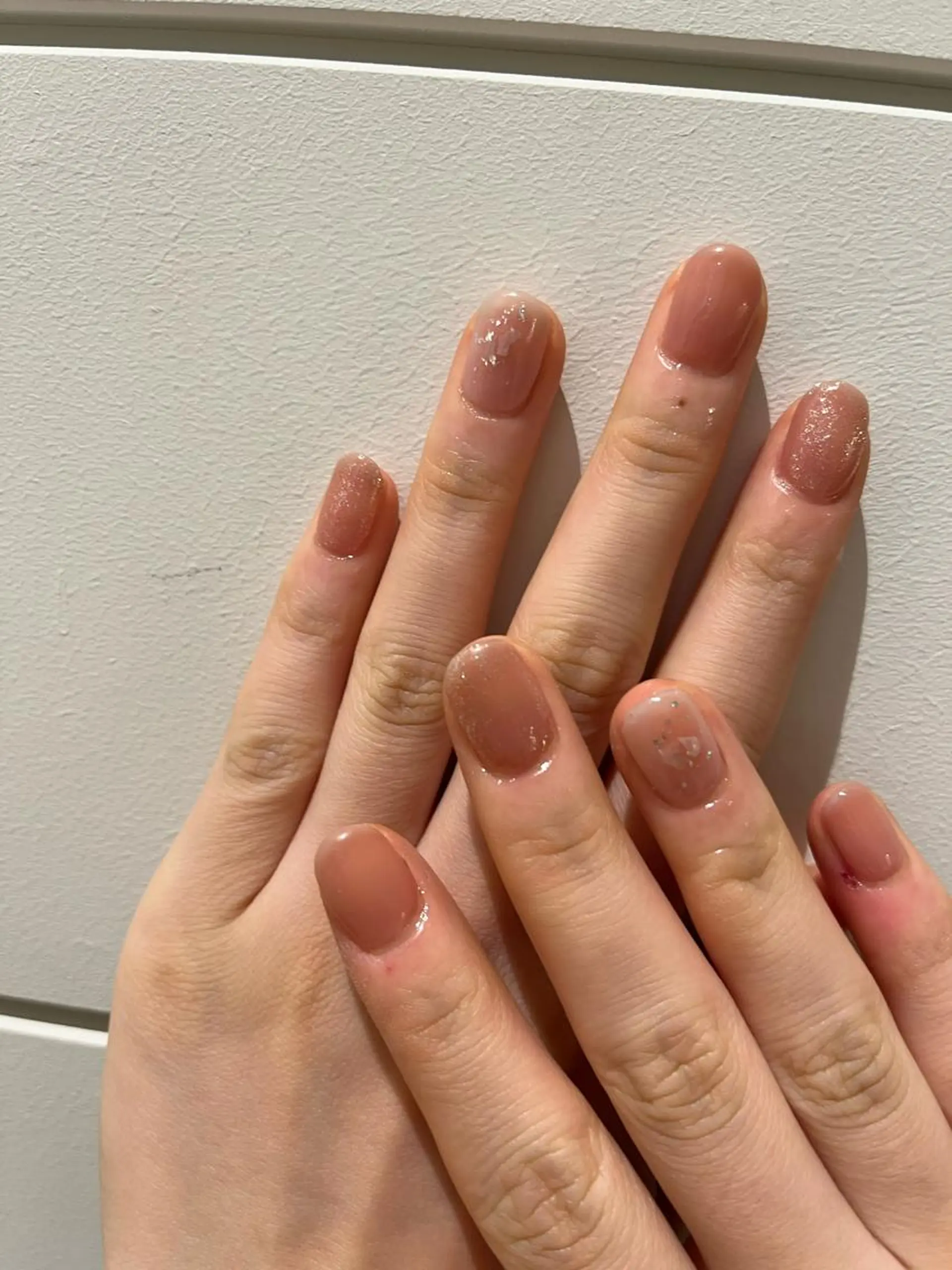 ネイル シンプルネイル Momone ／渋谷／パラジェルのネイルデザイン