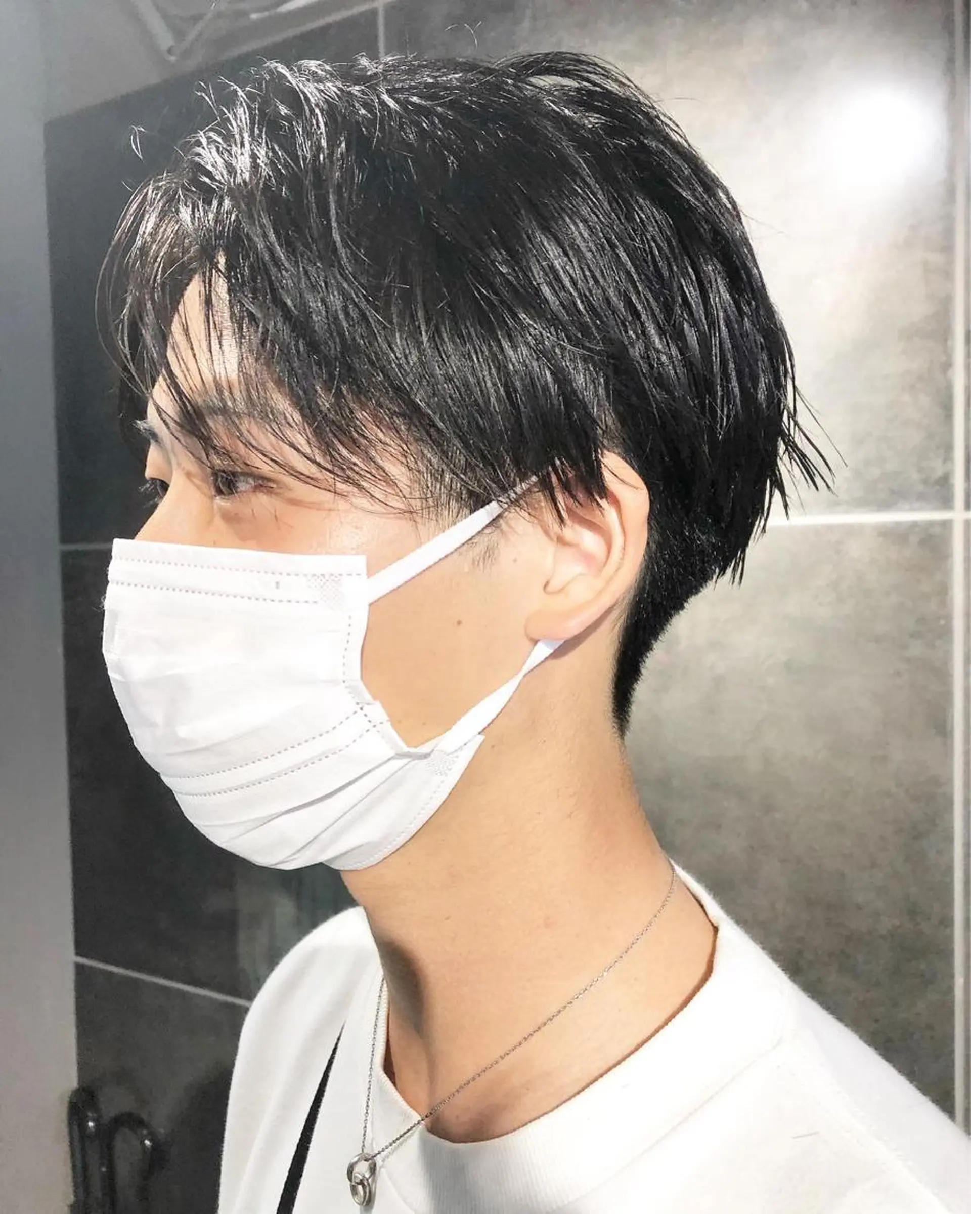 ヘアアレンジ メンズ センターパート メンズパーマ カット トリートメント ヘアセット メンズ特化✂️栗原 侑也のヘアスタイル