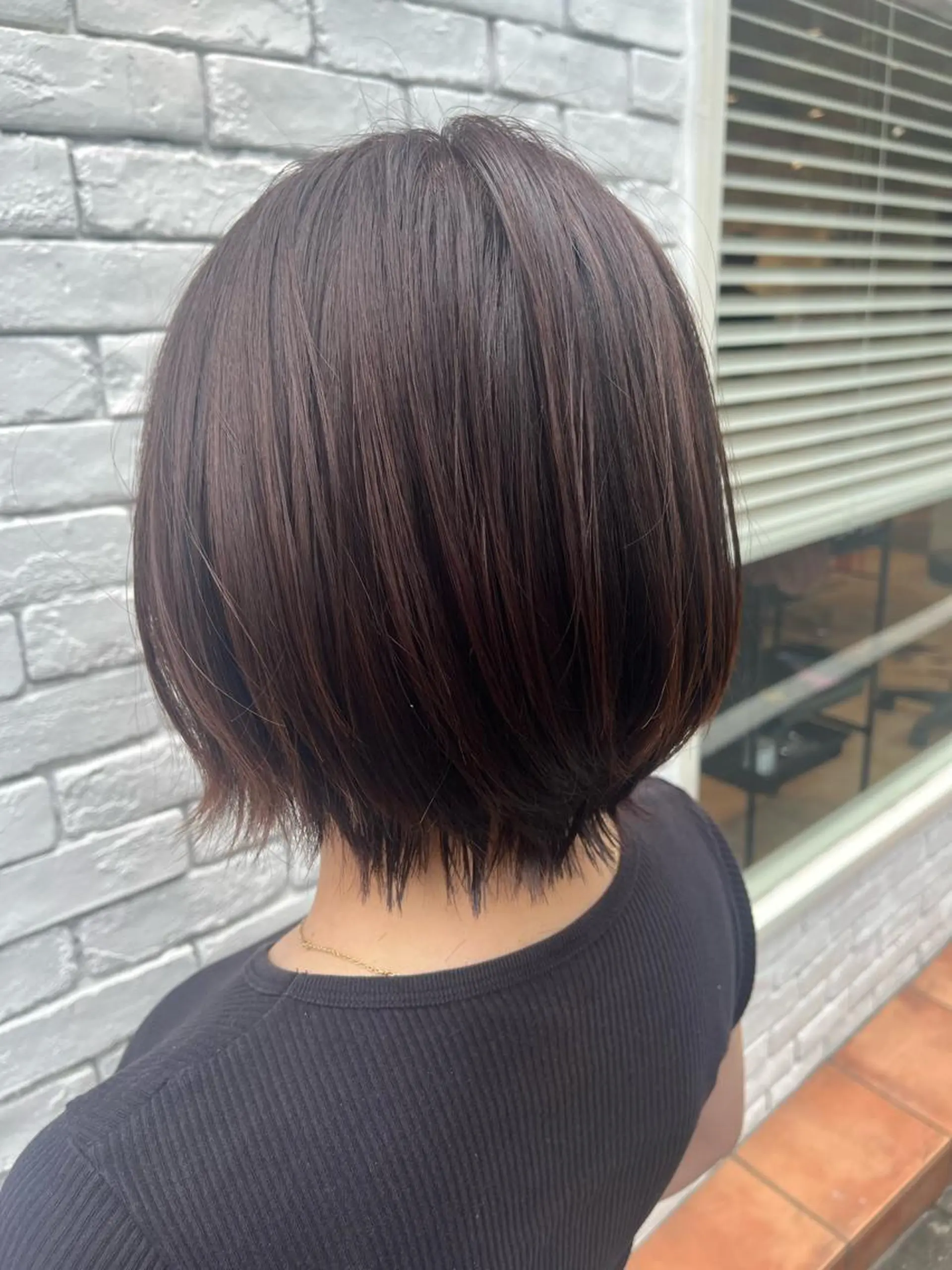 ミディアム カラー ボブレイヤー ボブ レイヤーカット カット ヘアカラー トリートメント 🌈透明感カラー🌈 🌟吉田祐介🌟のヘアスタイル