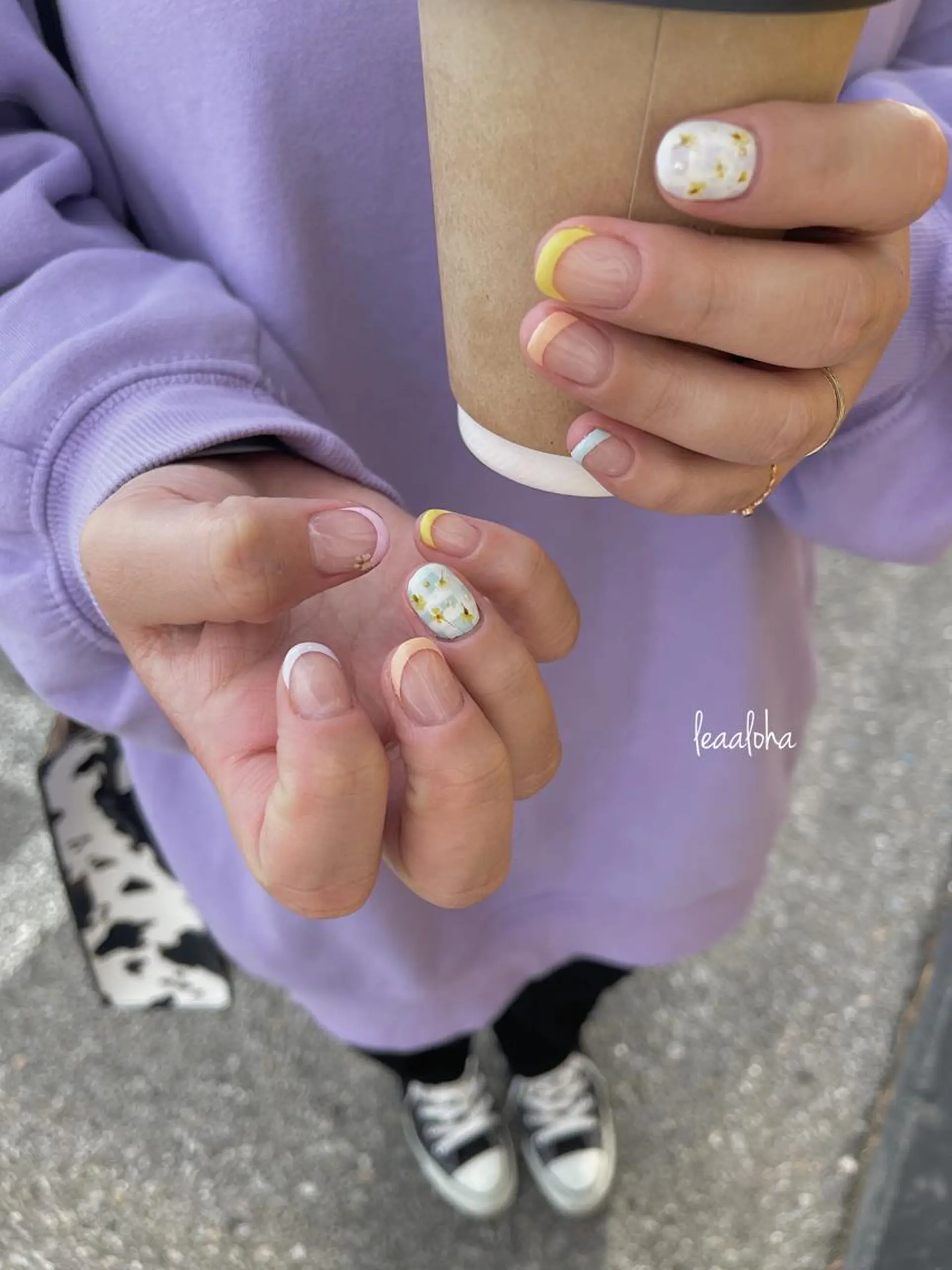 ネイル ジェルネイル 韓国ネイル メンズネイル ニュアンスネイル ワンカラーネイル ハンドネイル フットネイル レアアロハ宇都宮 /ネイル.スクールのネイルデザイン