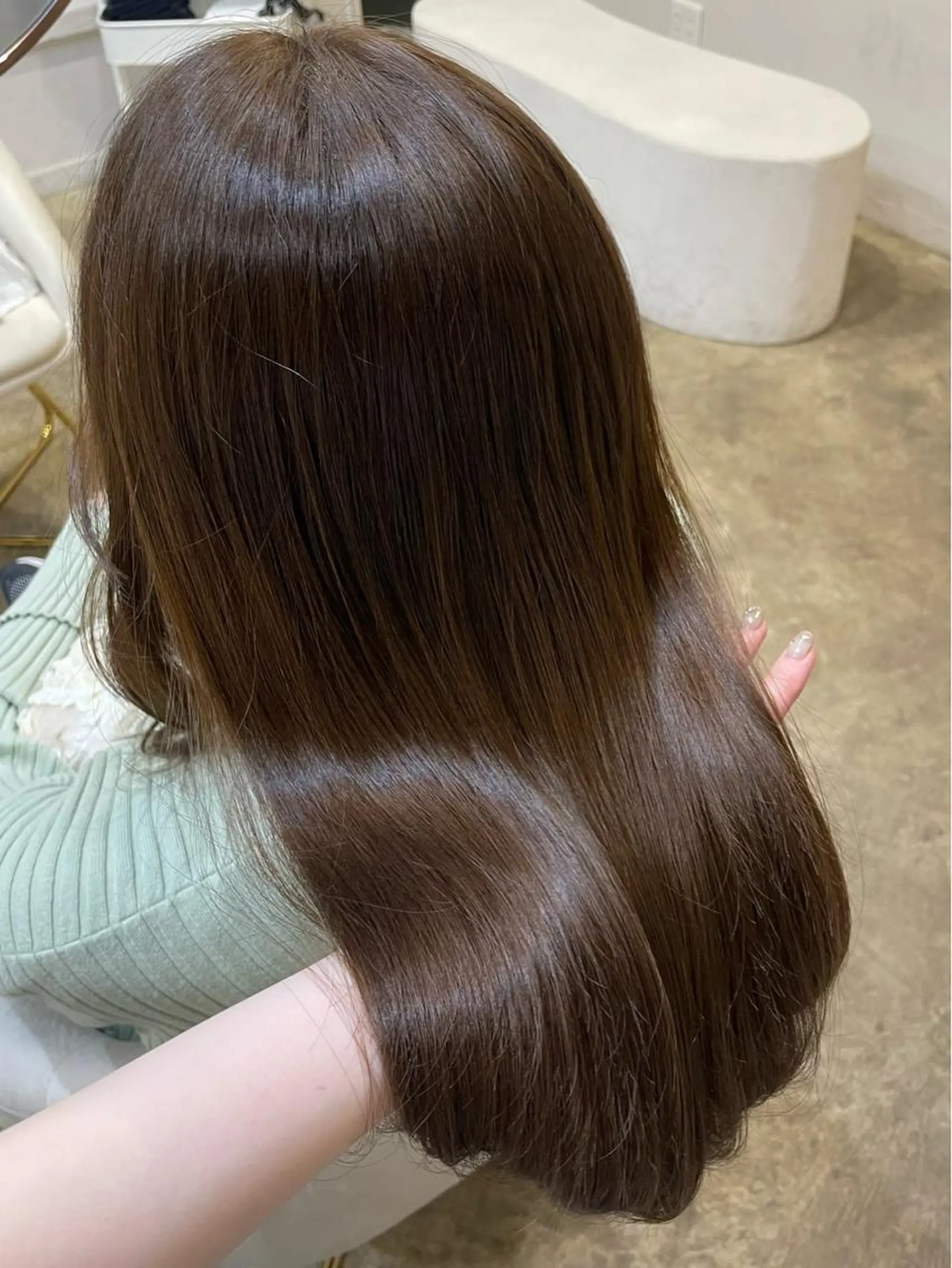 ミディアム 髪質改善 🍑韓国girly Saaya🍑🪄のヘアスタイル