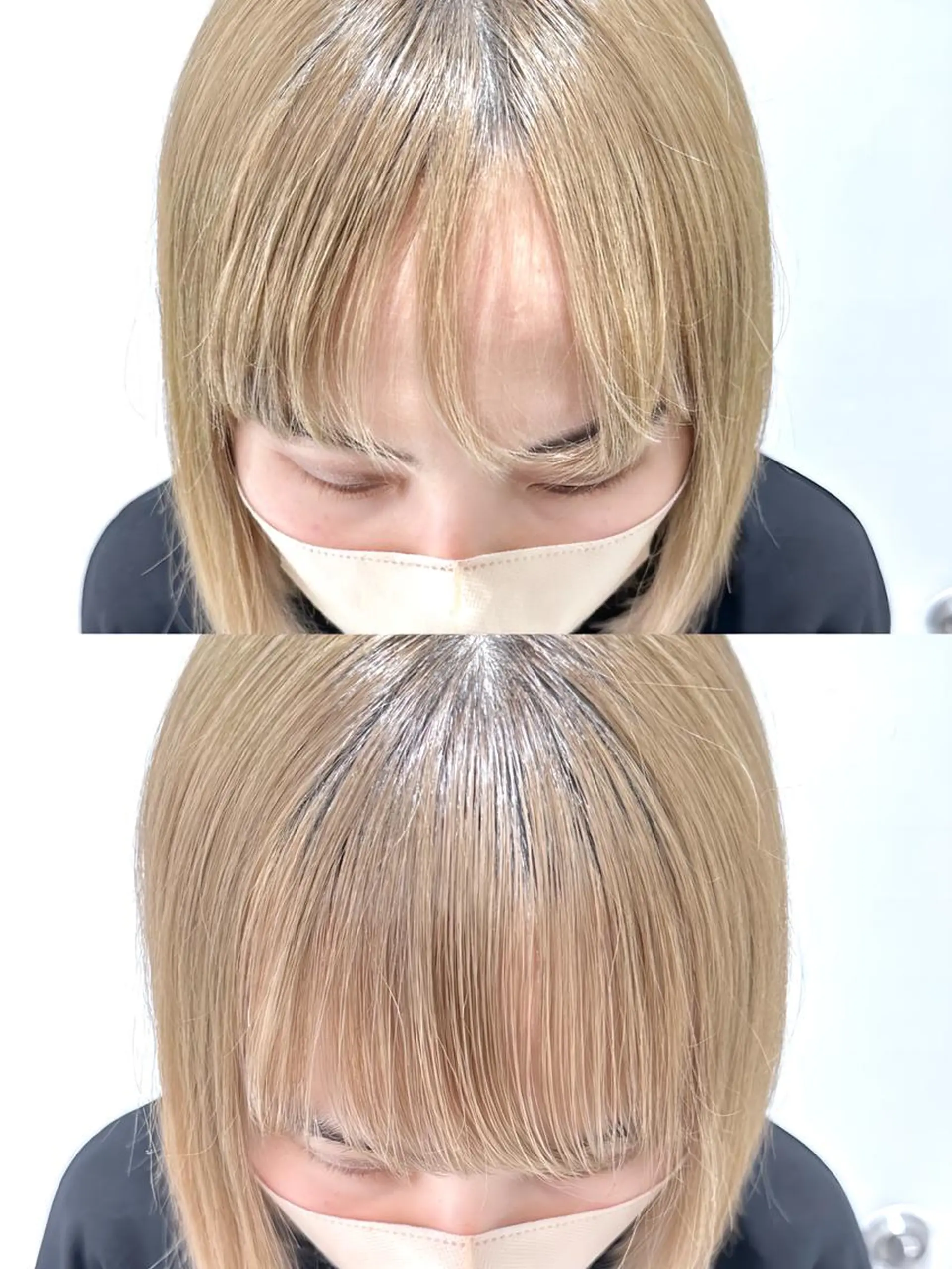 ミディアム 縮毛矯正 高橋凜/髪質改善/ 縮毛矯正/カラーのヘアスタイル