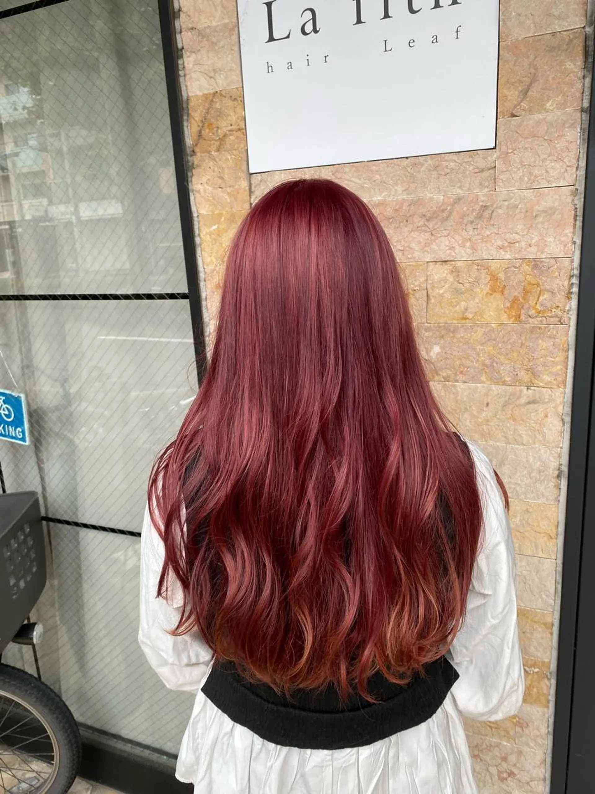 カラー ピンクカラー バイオレットカラー ヘアカラー syuyama shinichiのヘアスタイル