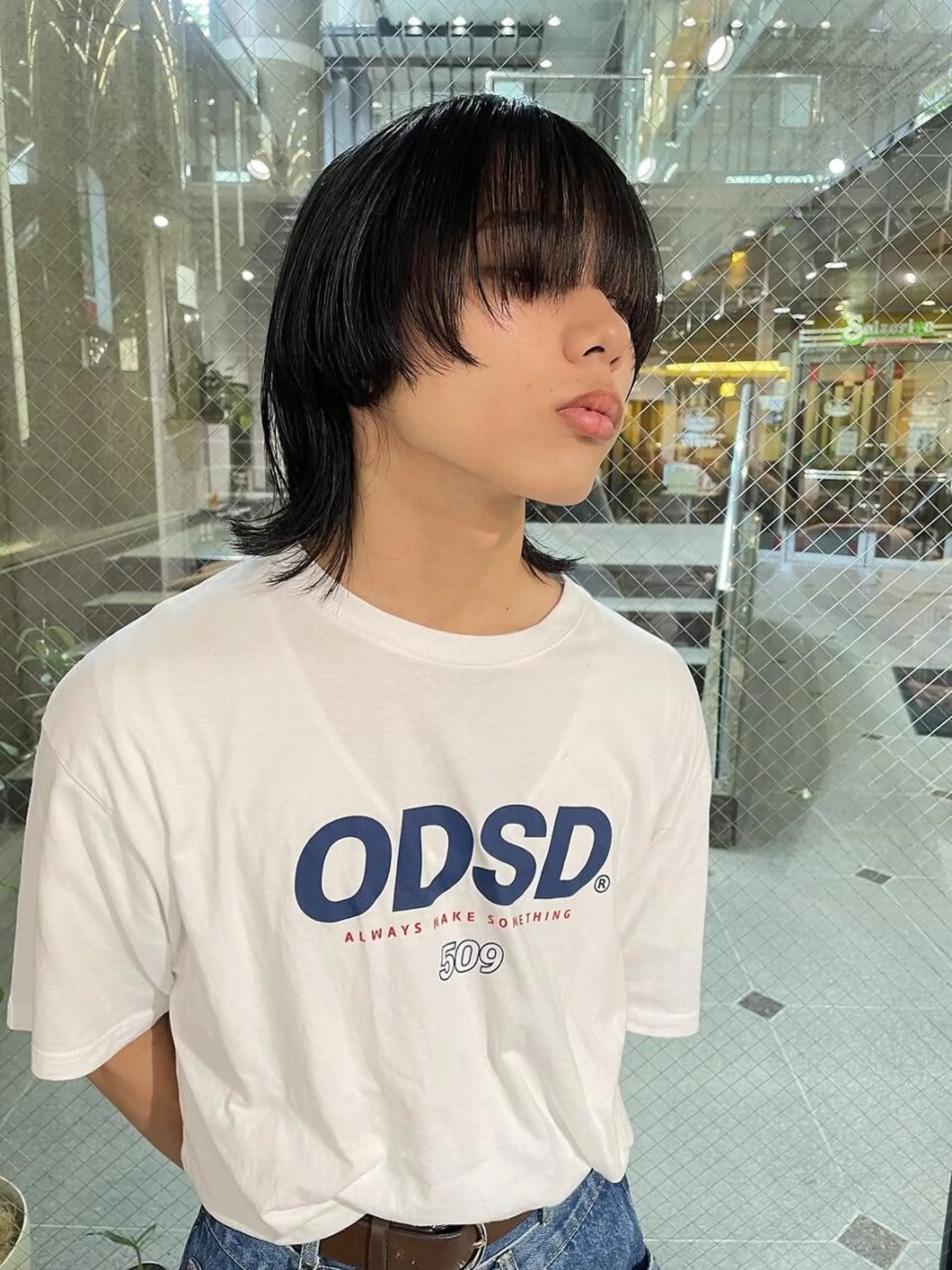 メンズ カット ボブ/レイヤー/ 御田村裕人のヘアスタイル