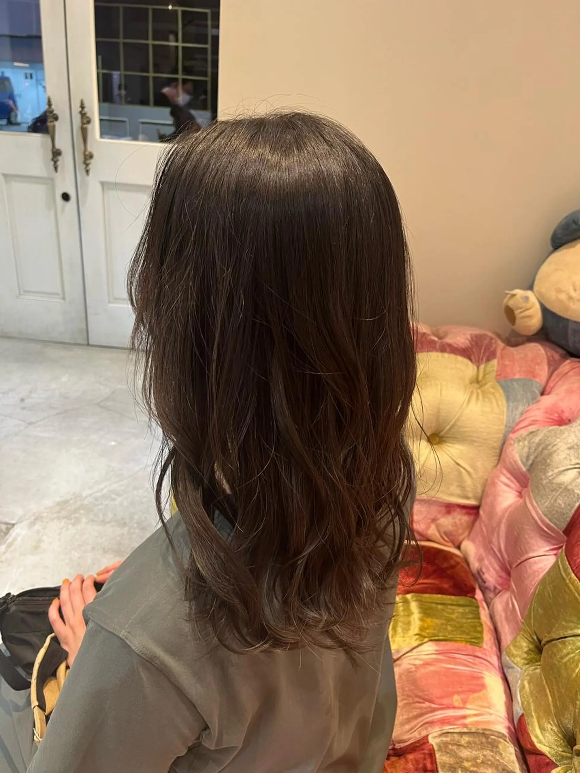 ミディアム カラー カット ヘアカラー 🦩レイヤー|透明感 カラー🦩makoのヘアスタイル