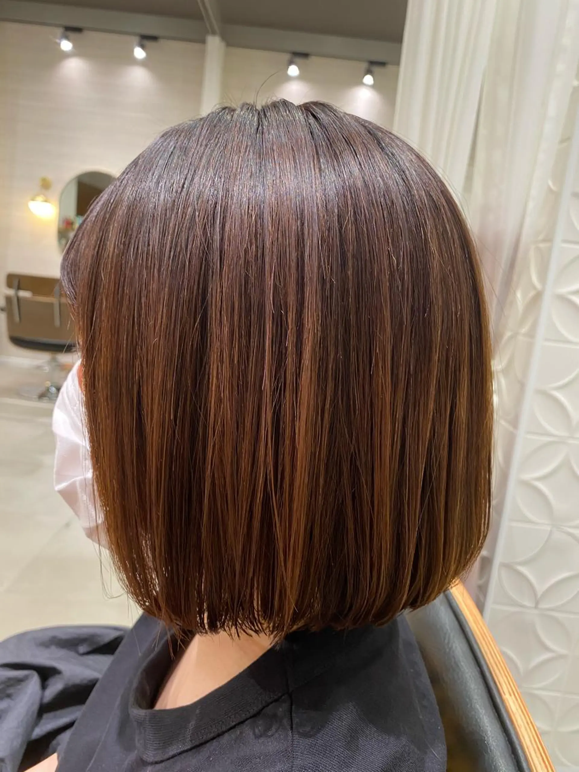 セミロング 酸性ストレート FURUSHO所属・髪質改善/縮毛矯正 /メンズパーマ川田のヘアスタイル