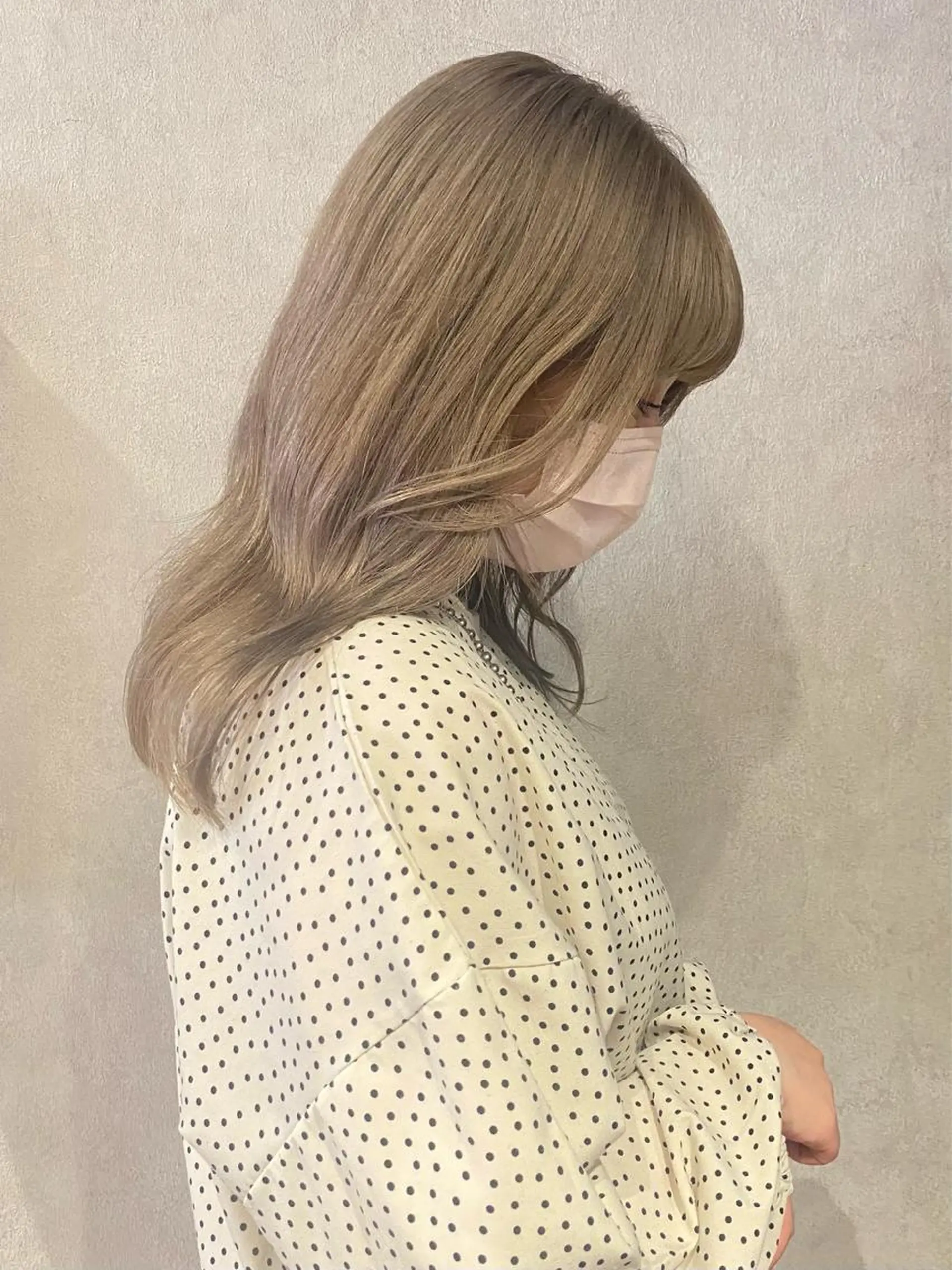 ロング カラー ヘアカラー トリートメント otoha✳︎ くすみカラーのヘアスタイル