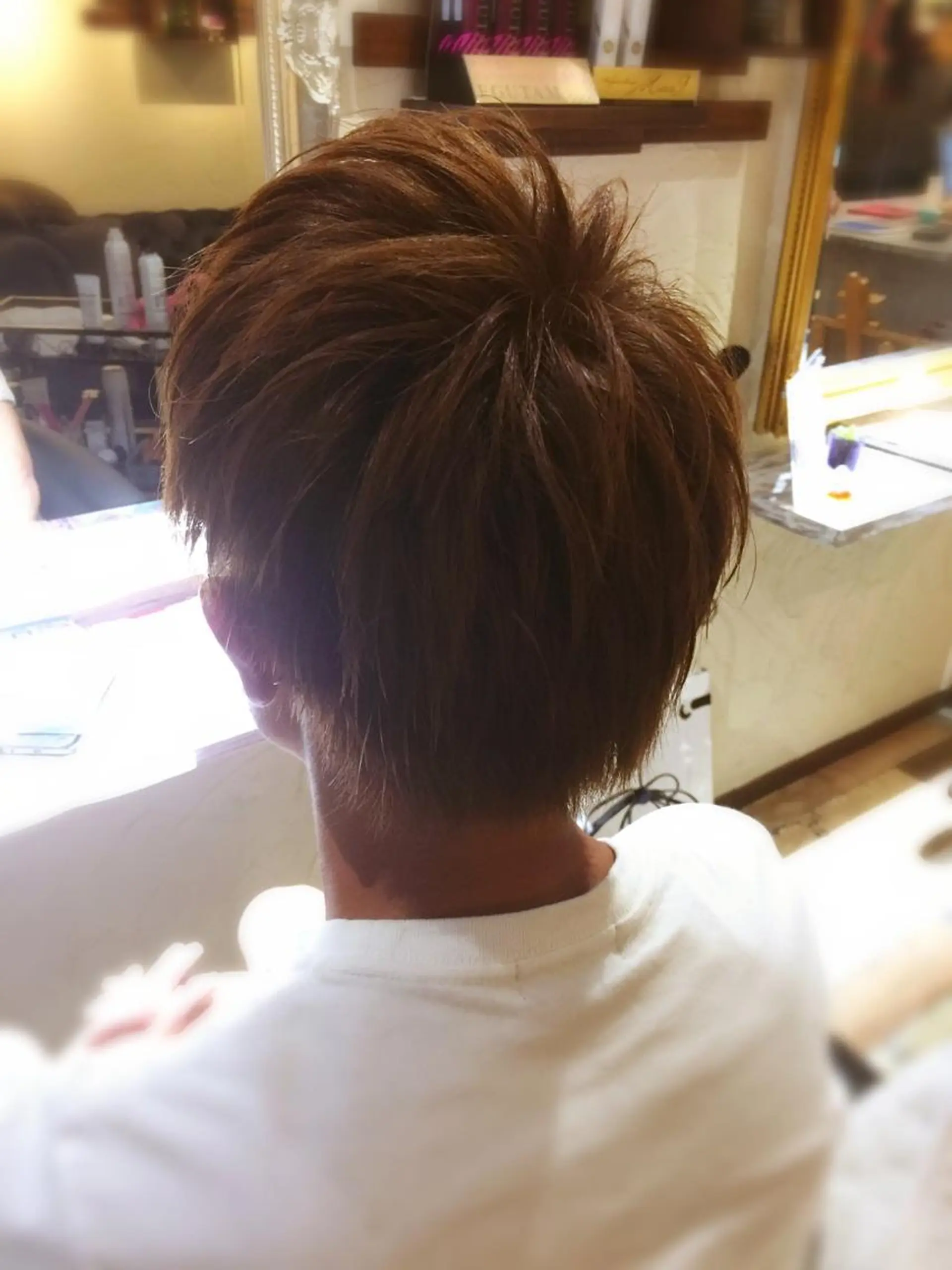 ショート カラー メンズ カット 美容歴18年以上🌈 山口のヘアスタイル