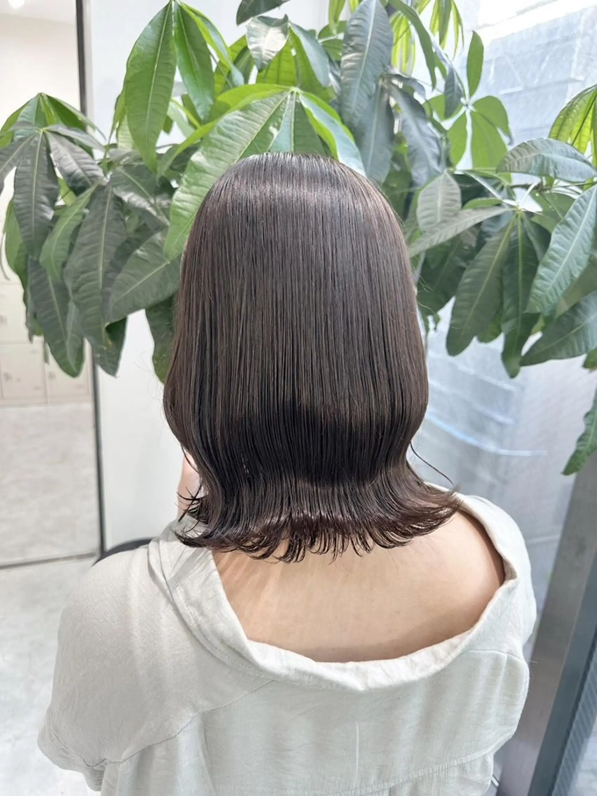 ミディアム BABY 艶髪暗髪ヘア💖達人のヘアスタイル