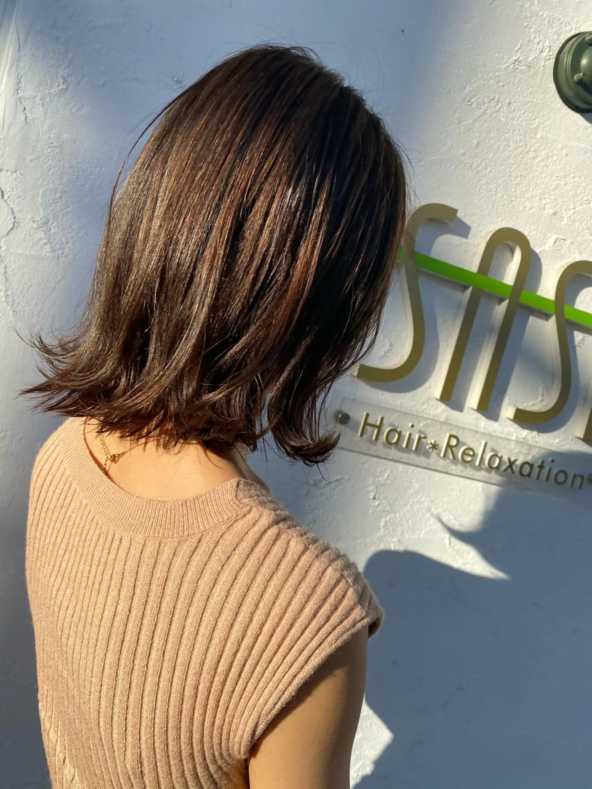 ミディアム カラー ヘアアレンジ Design Color🐰アユミのヘアスタイル