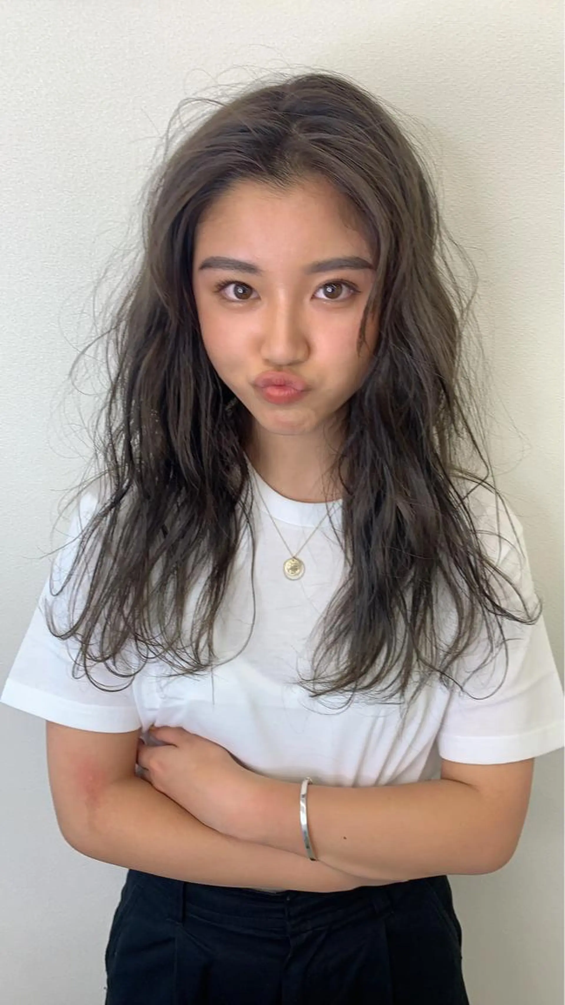 ロング カラー アッシュ PAIR DAISUKEのヘアスタイル