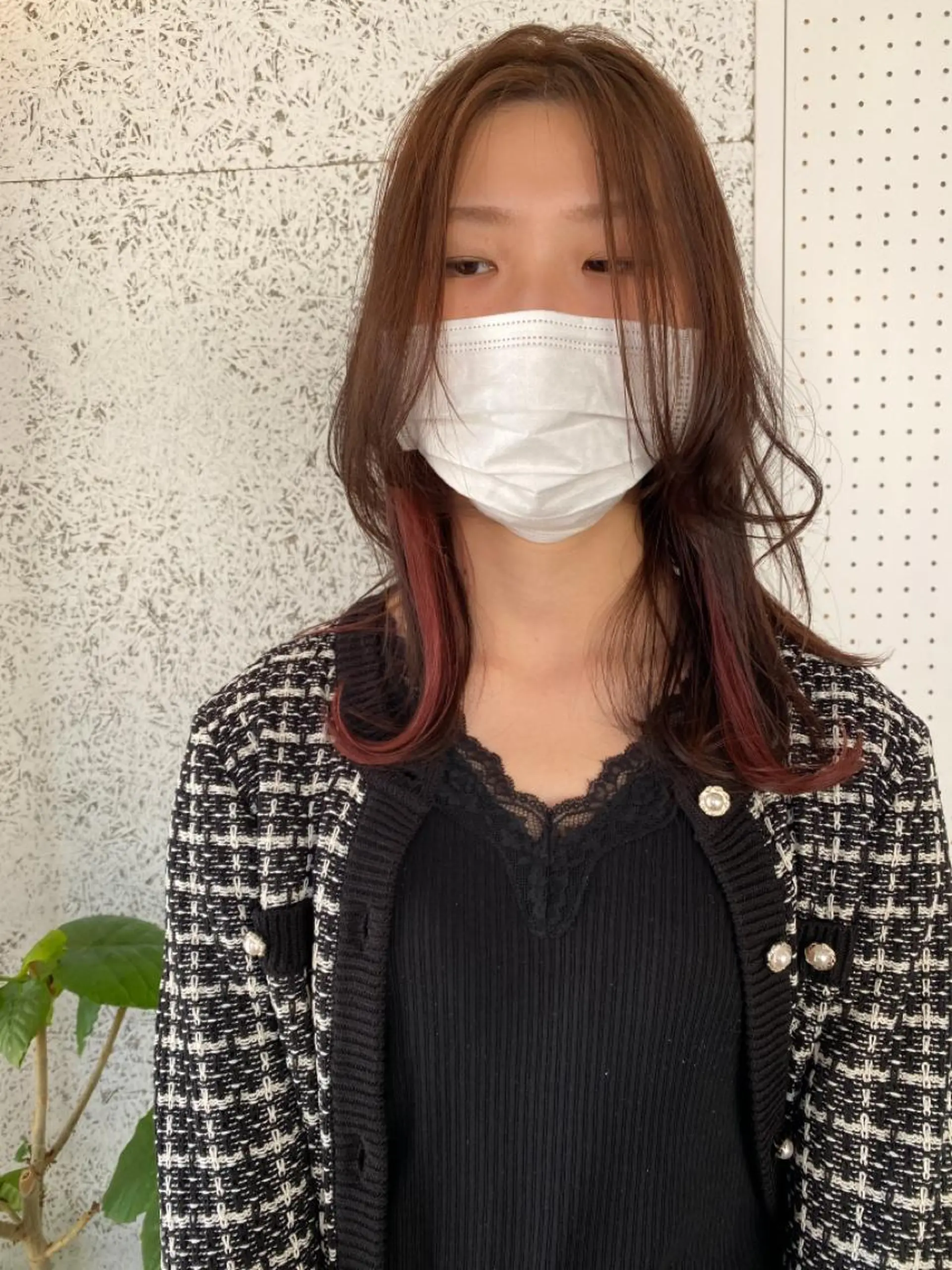 セミロング カラー KOOKI スティードトーキョーのヘアスタイル