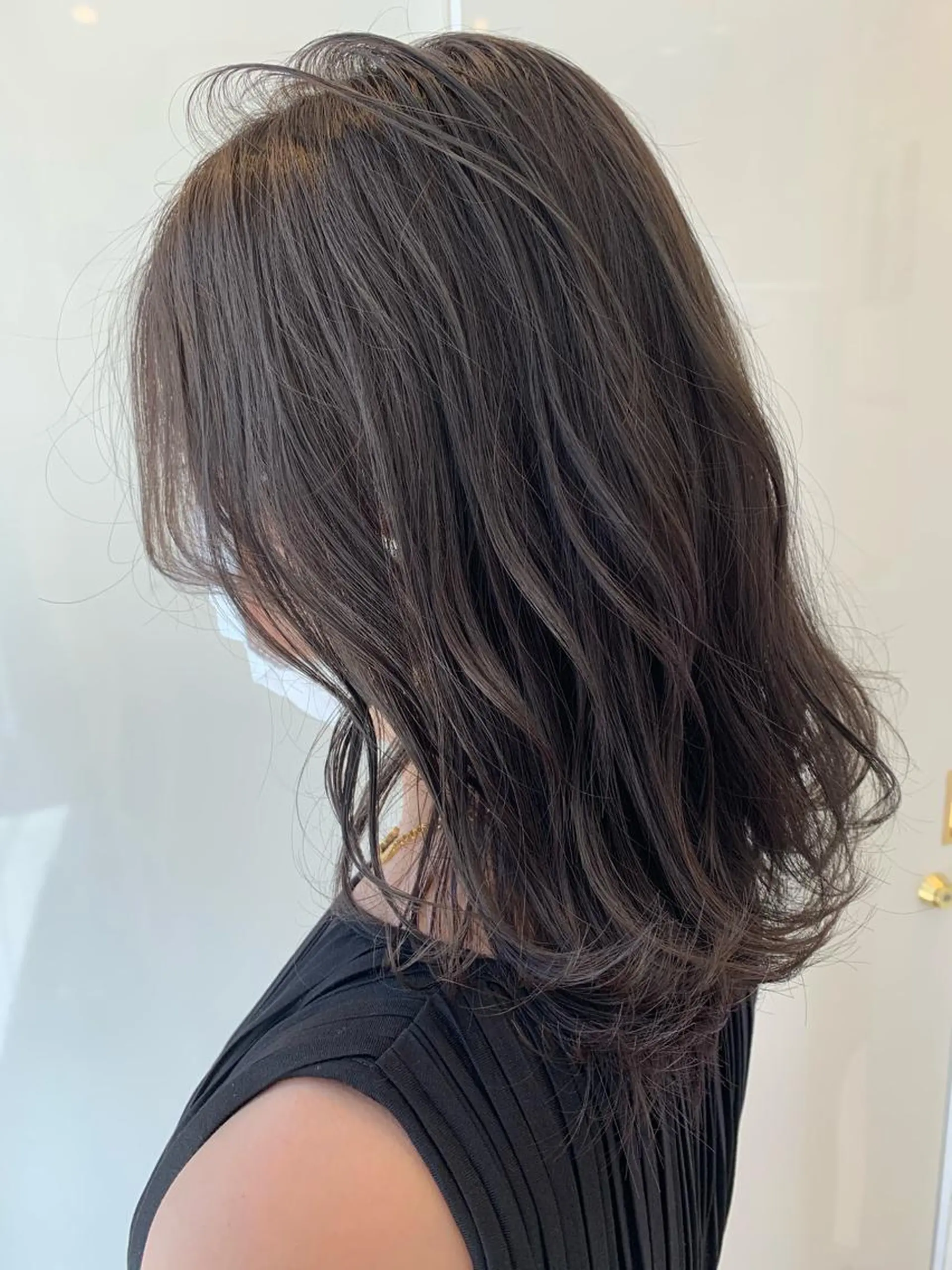 ミディアム カラー 美髪形成！色素改善！ 秋田　和輝のヘアスタイル