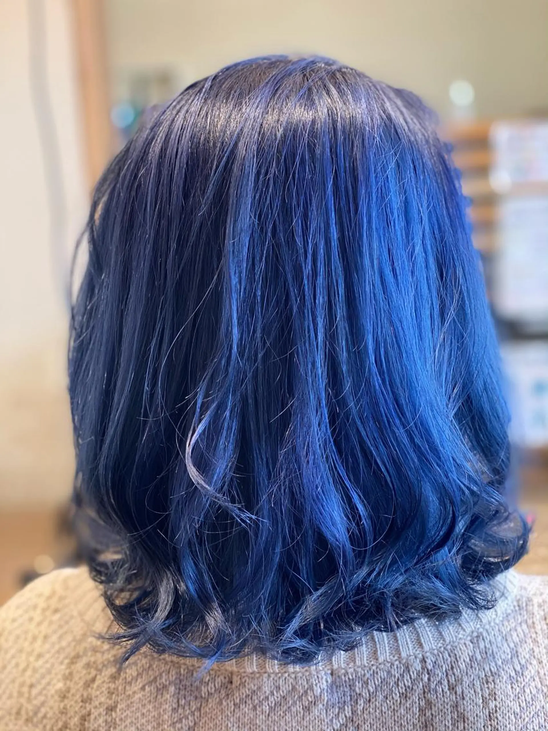 セミロング カラー 関口 友行のヘアスタイル