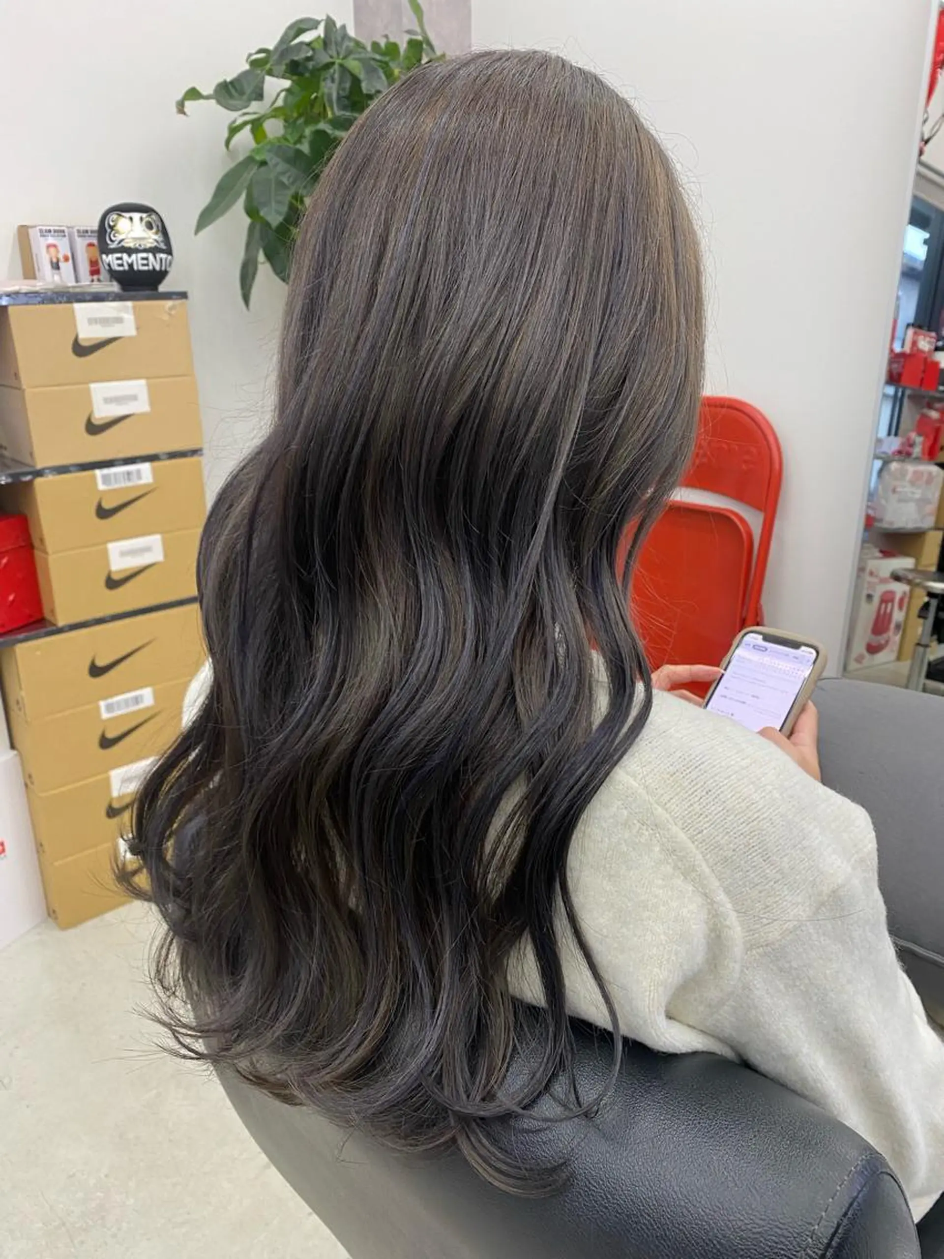 カラー カット ヘアカラー MEMENTO YUZUのヘアスタイル