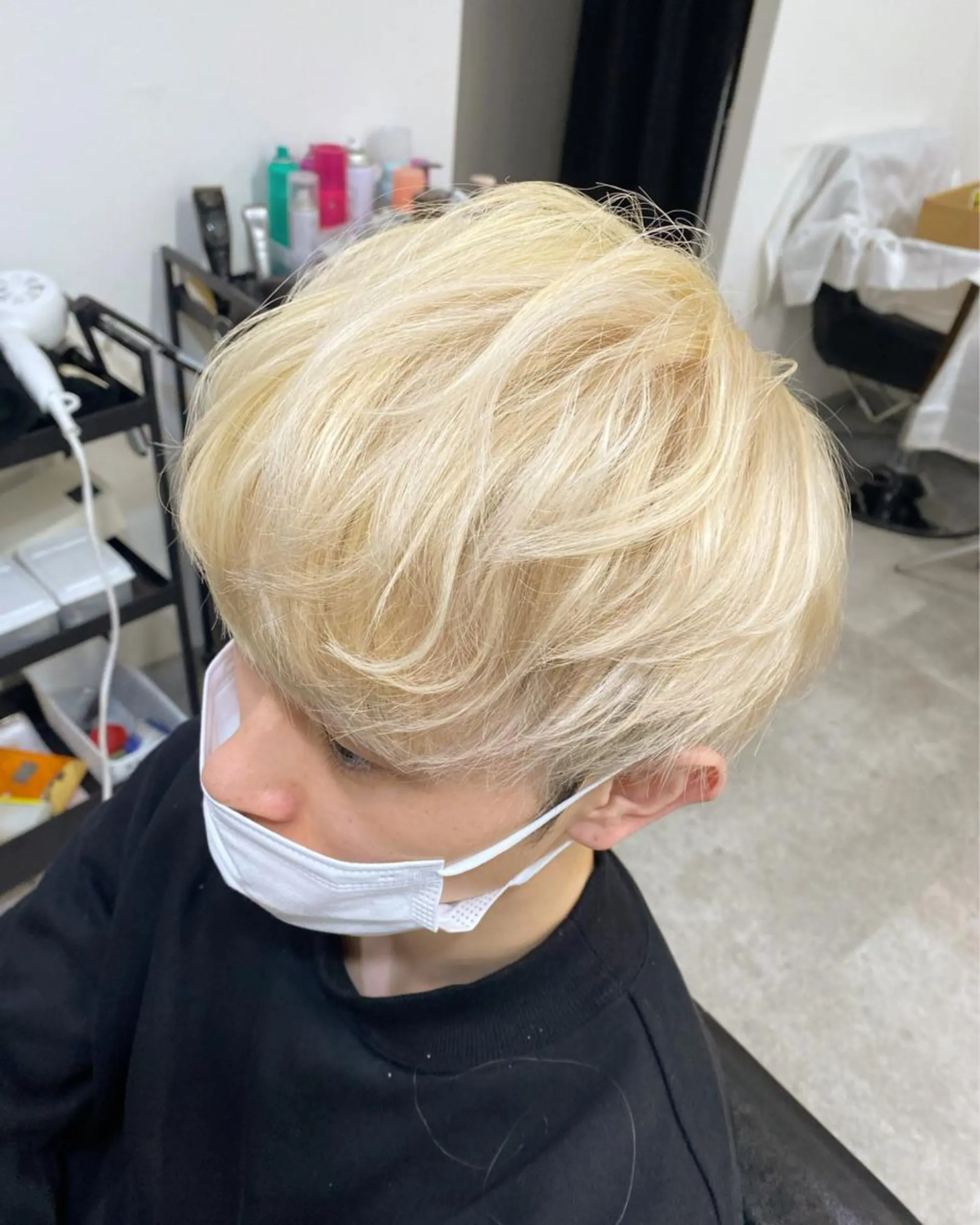 ショート カラー ブリーチ ブロンド BOOMBOX所属・パーソナルカラー診断 ホワイトカラー美座尊のその他イメージ