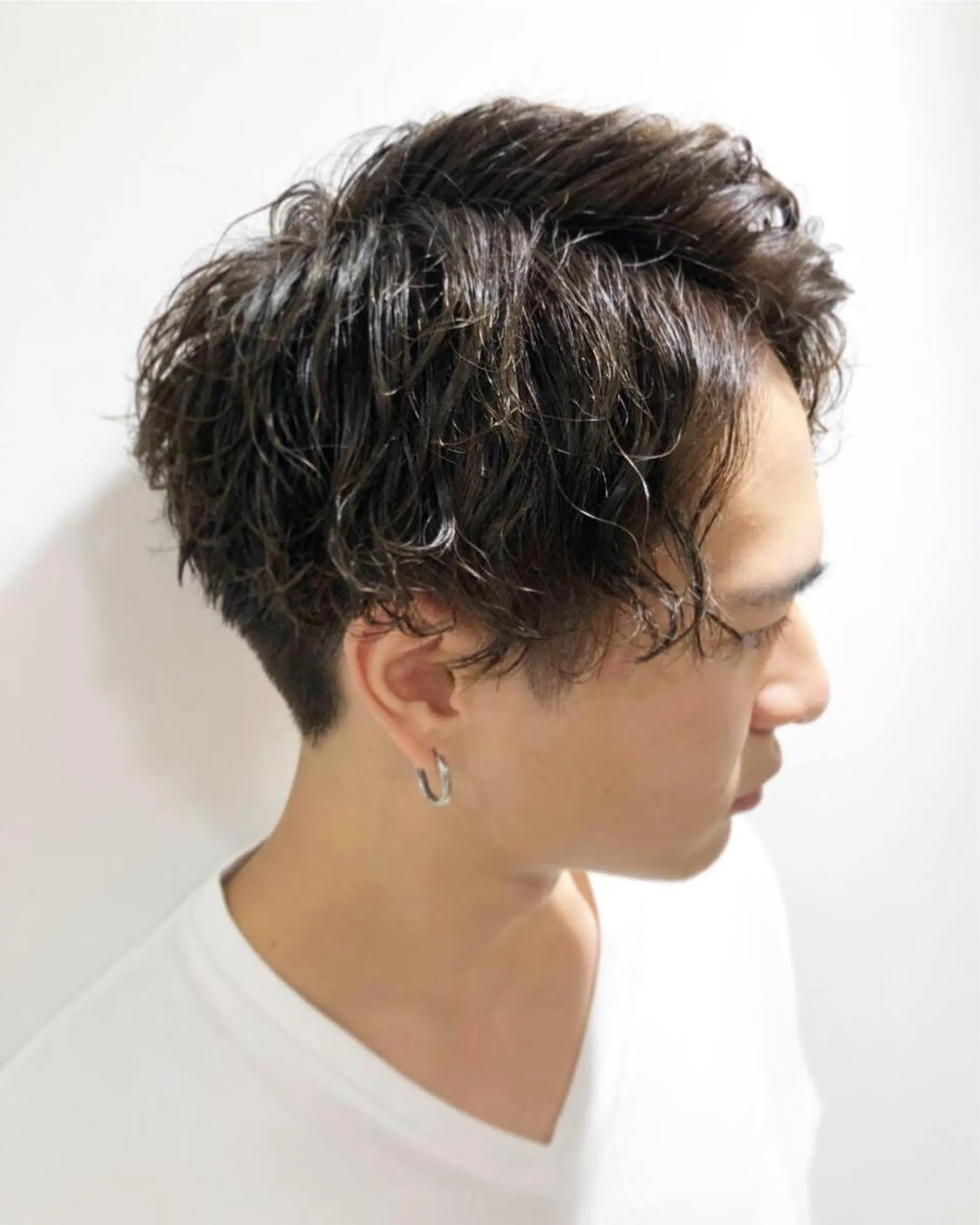 ミディアム メンズ カット無料/髪質改善 髪質根本改善/艶髪のヘアスタイル