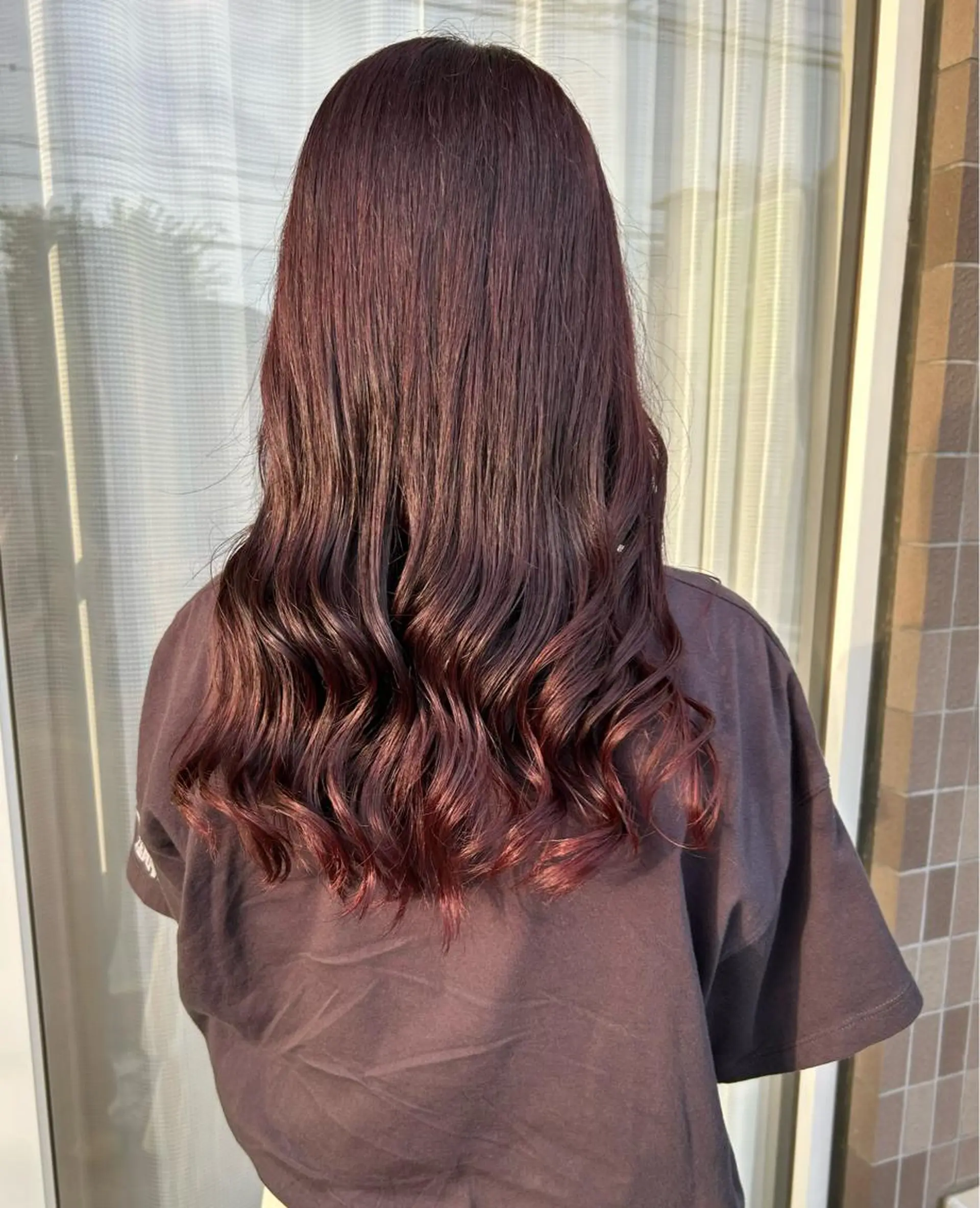 カラー ピンクカラー moi所属・野田 千聖のヘアスタイル