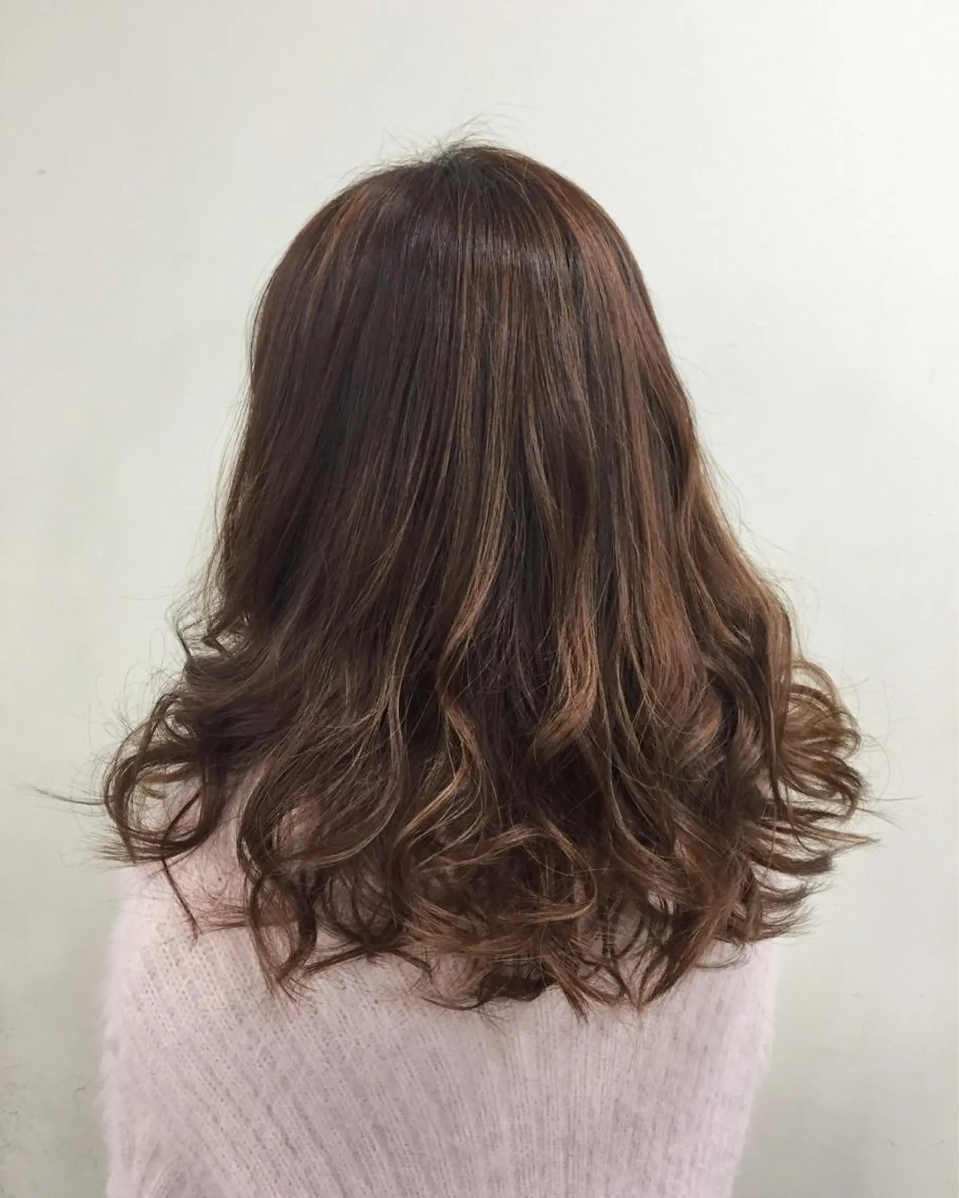セミロング カラー 🌛ダブルカラー 🌜SAYAKAのヘアスタイル
