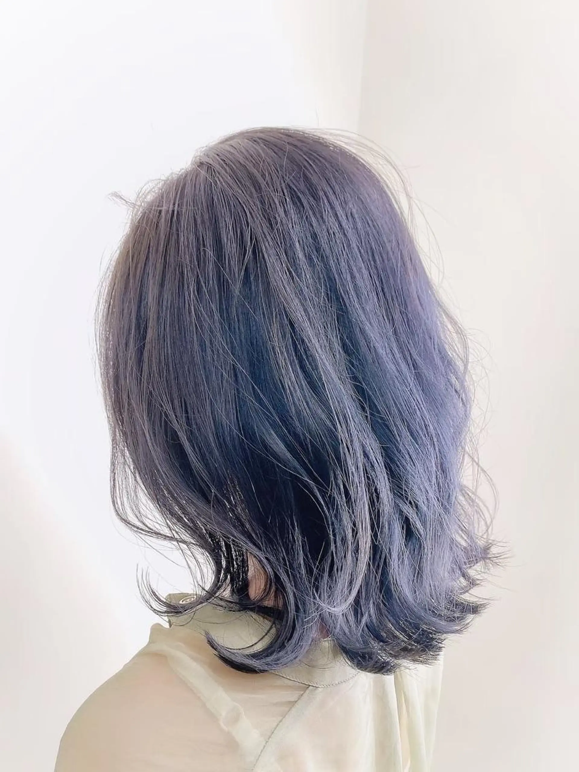 セミロング カラー ネイビーカラー 髪質改善💎うる艶 ✨SHUHEYのヘアスタイル