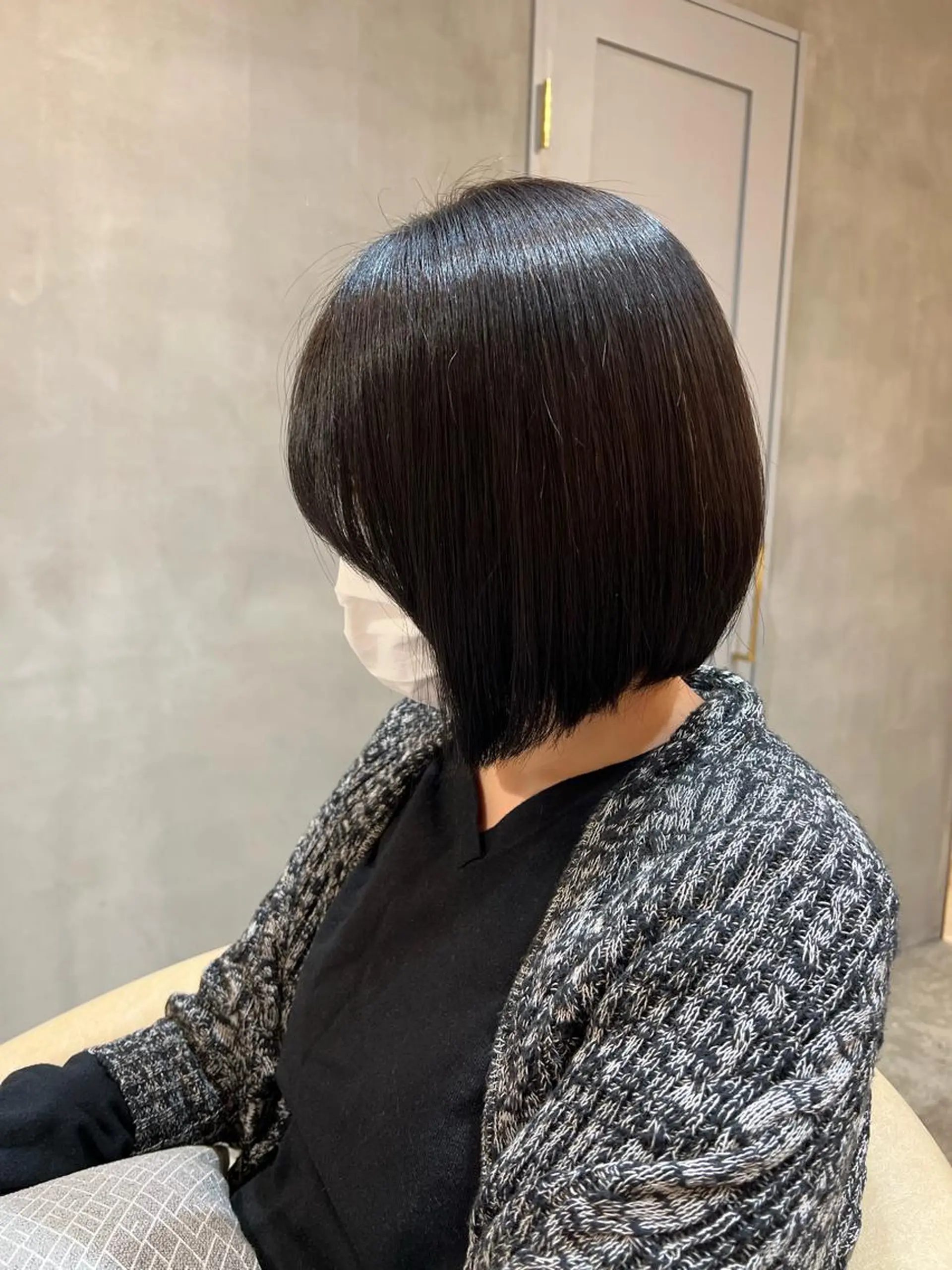 ショート ボブ/巻ける縮毛矯正 /韓国レイヤーはなのヘアスタイル