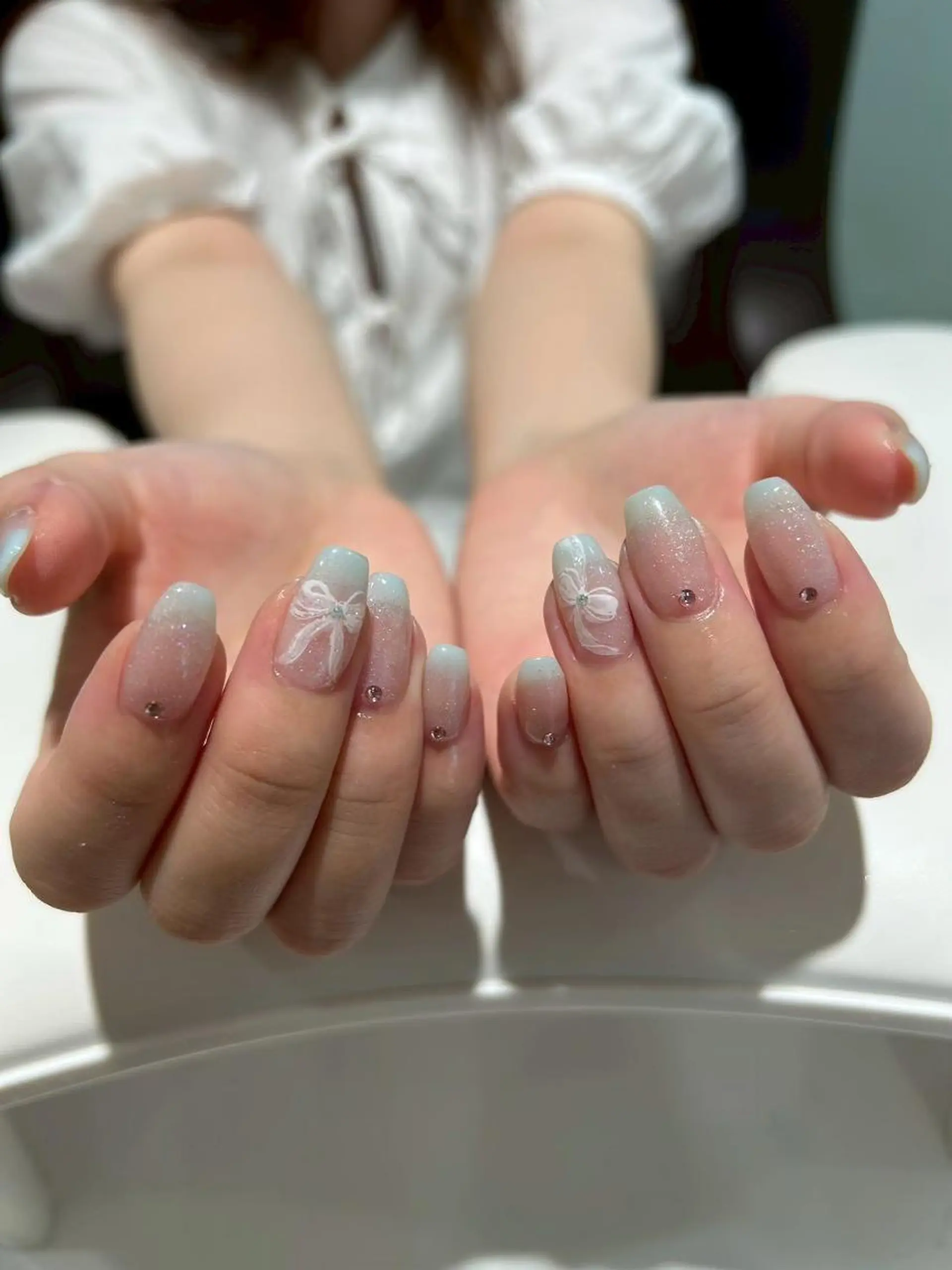 ネイル 桜ネイル ピンク 春ネイル ハンドネイル シンプルネイル KAYAのネイルデザイン