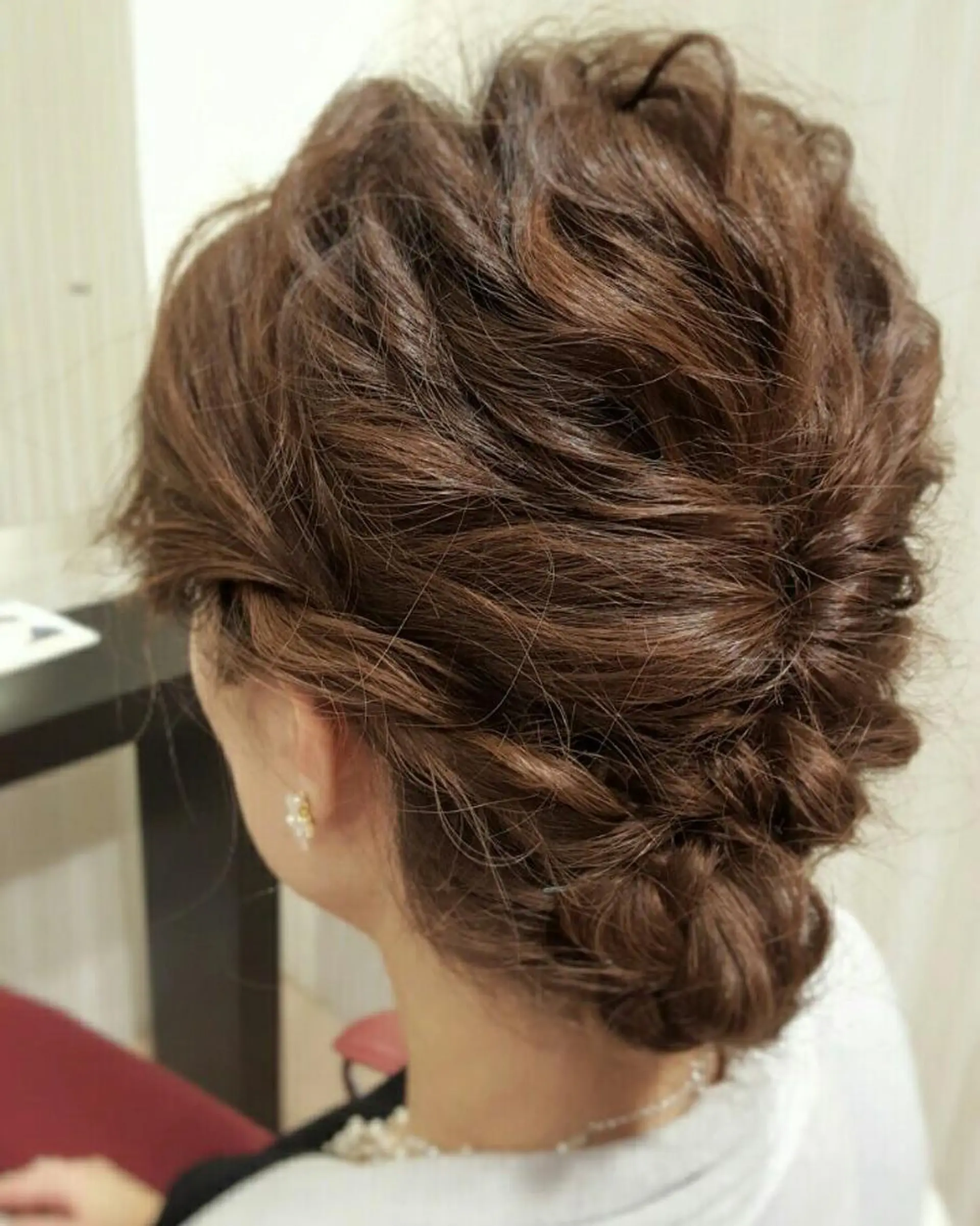 ミディアム ヘアアレンジ 秋山 幸太のヘアスタイル