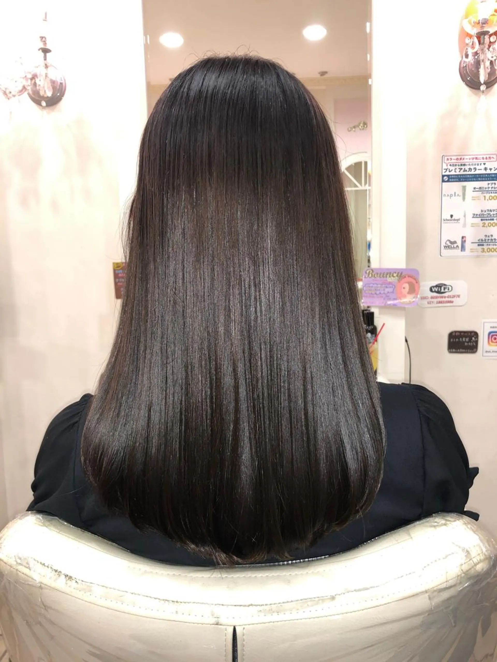 ロング 縮毛矯正 カット 縮毛矯正 ダメージレス 桧山店長のヘアスタイル