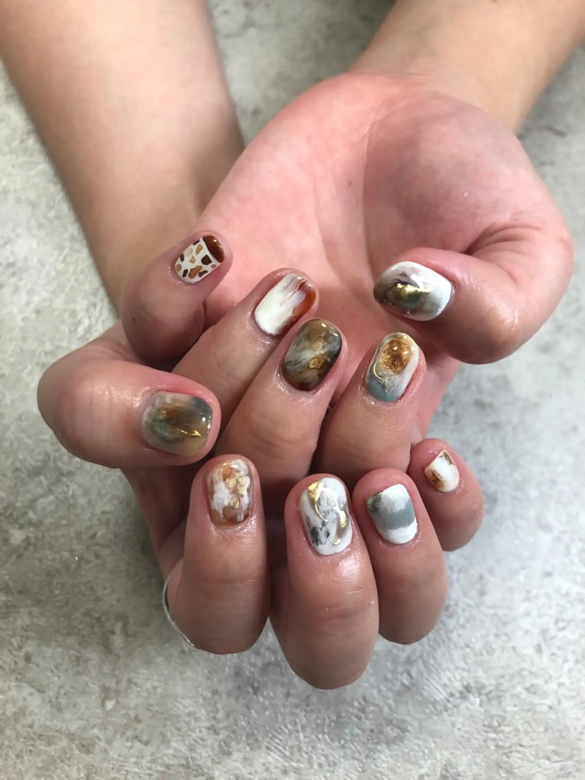 ネイル ハンドネイル 【LINON】 airiのネイルデザイン