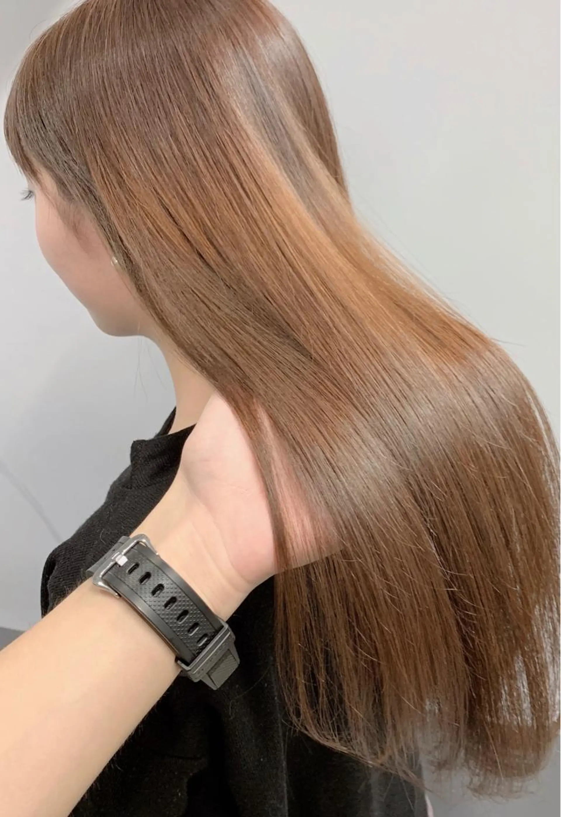 セミロング カラー パーマ KOKUA/髪質改善 艶髪縮毛矯正のヘアスタイル