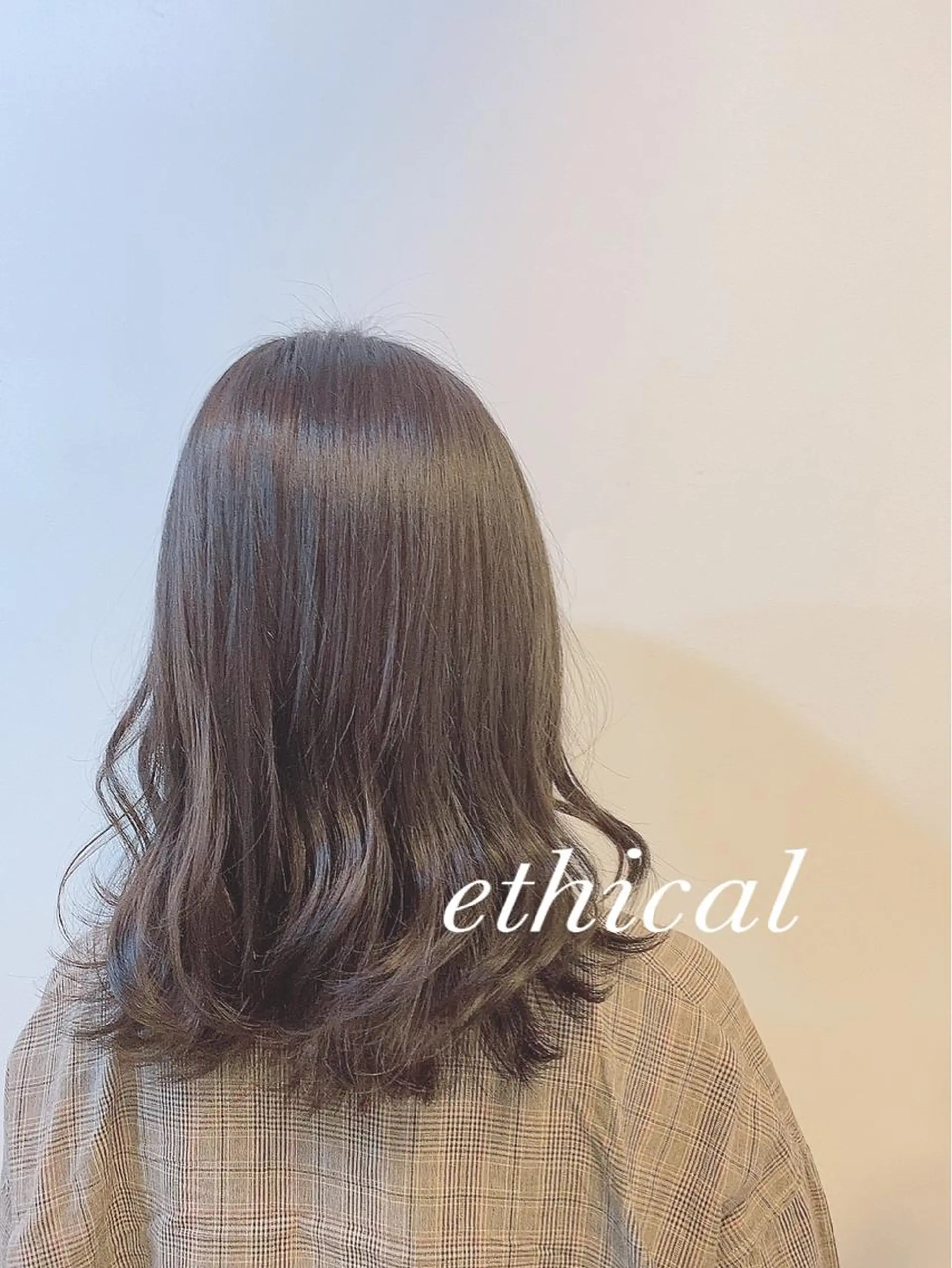ロング カラー 【エシカル】 HOSOMIのヘアスタイル