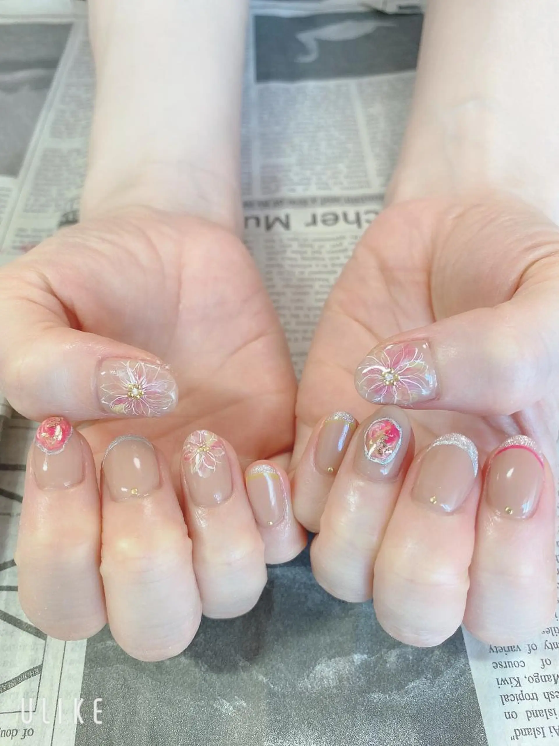 ネイル ハンドネイル ハンドケア 森山 舞のネイルデザイン