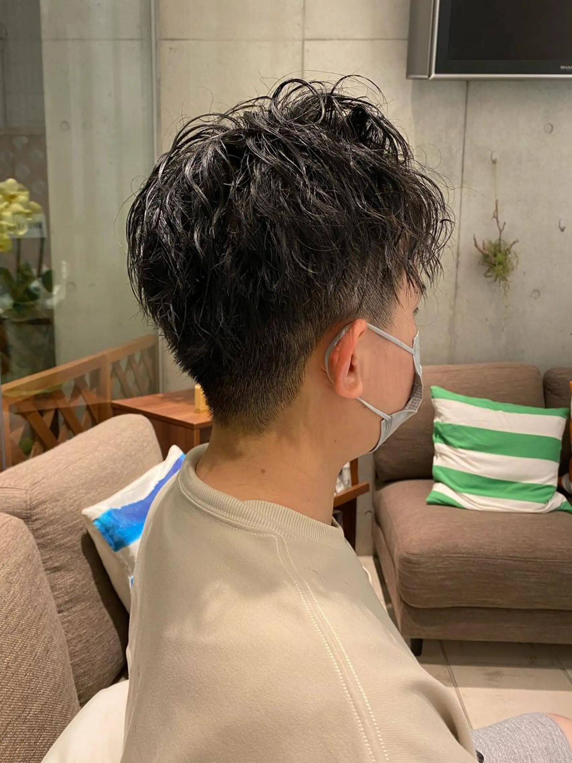 メンズ メンズパーマ ツーブロック 鈴木 愛美☃のヘアスタイル