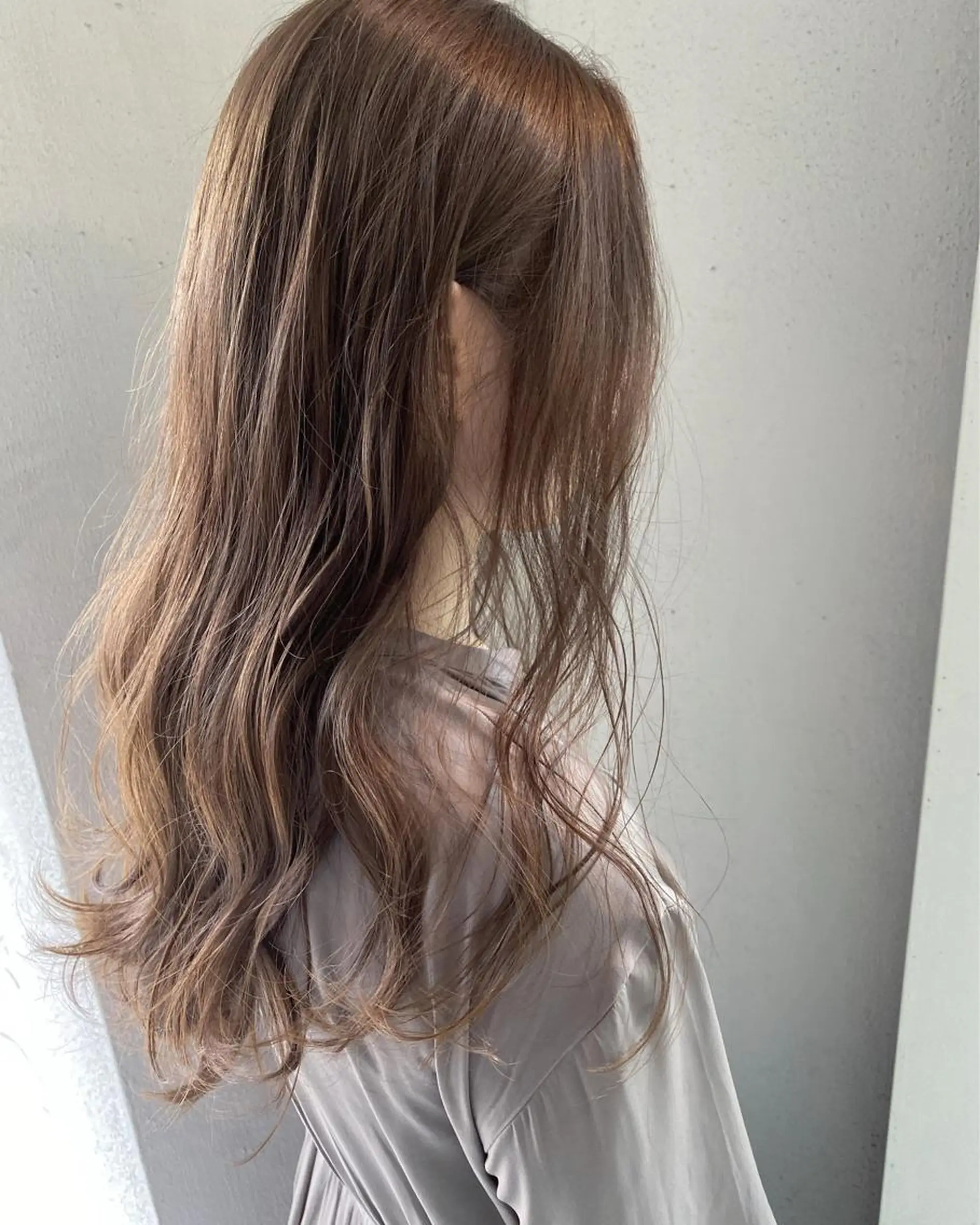 セミロング カラー 髪質改善/艶髪 やまなかのヘアスタイル