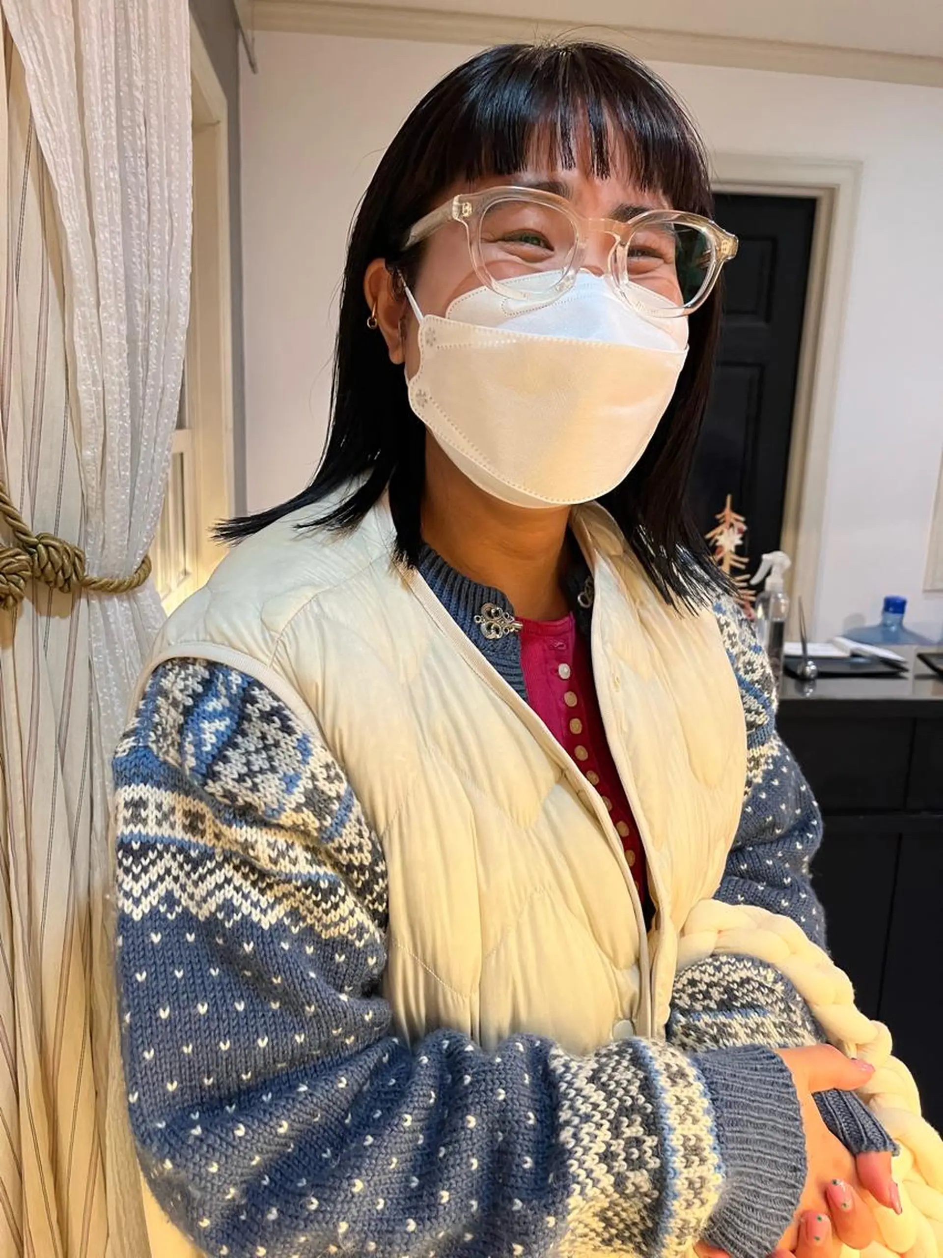 ミディアム カラー eri kinjoのヘアスタイル