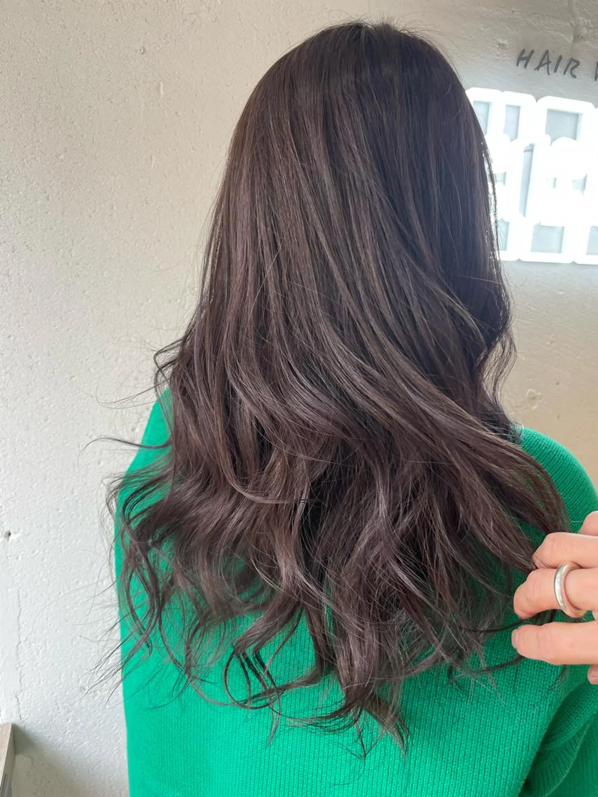 ロング ハイライト ヘアカラー 南都 良太のヘアスタイル