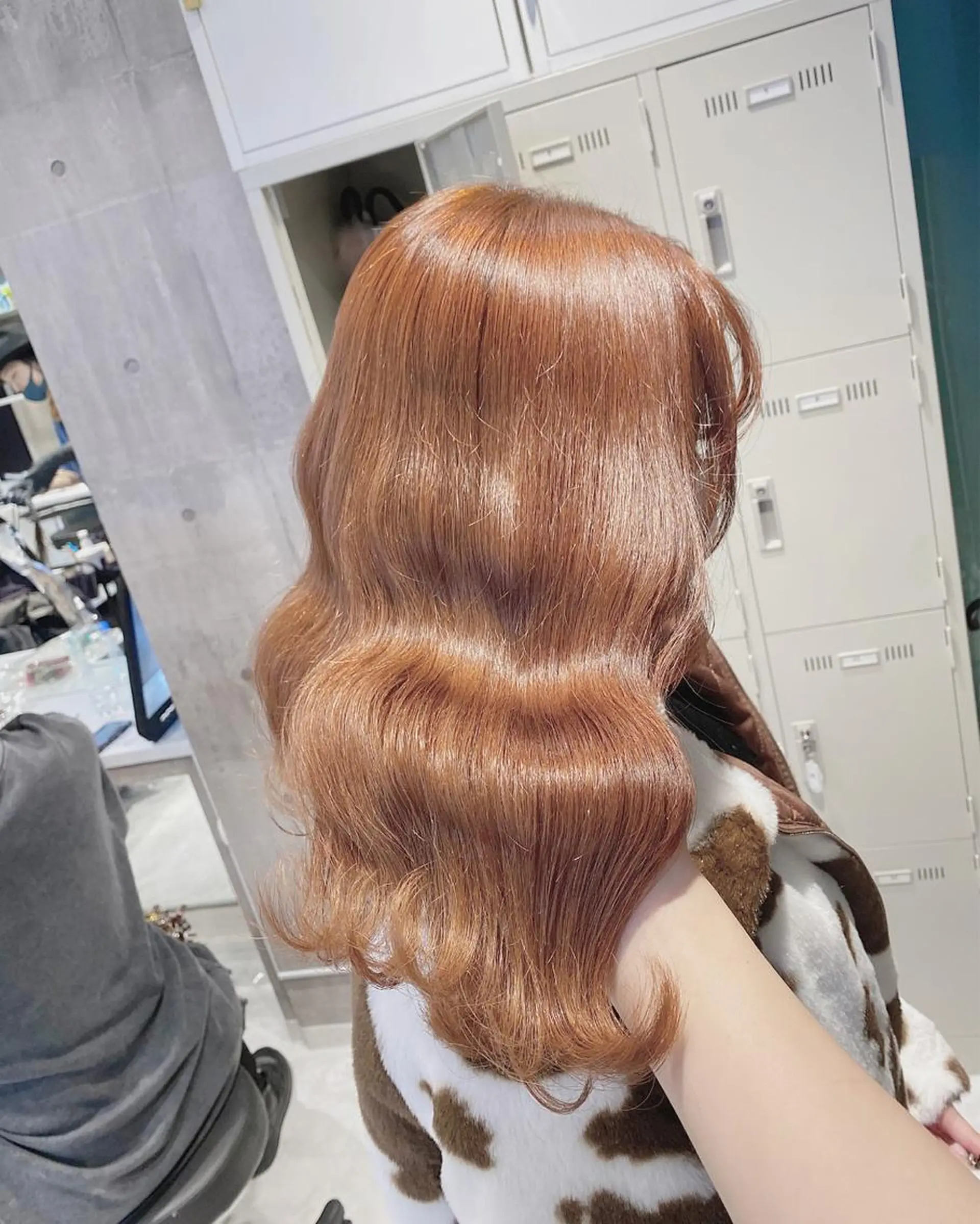 セミロング 🤍ムラ修正ブリーチ 🤍原宿/YUUのヘアスタイル