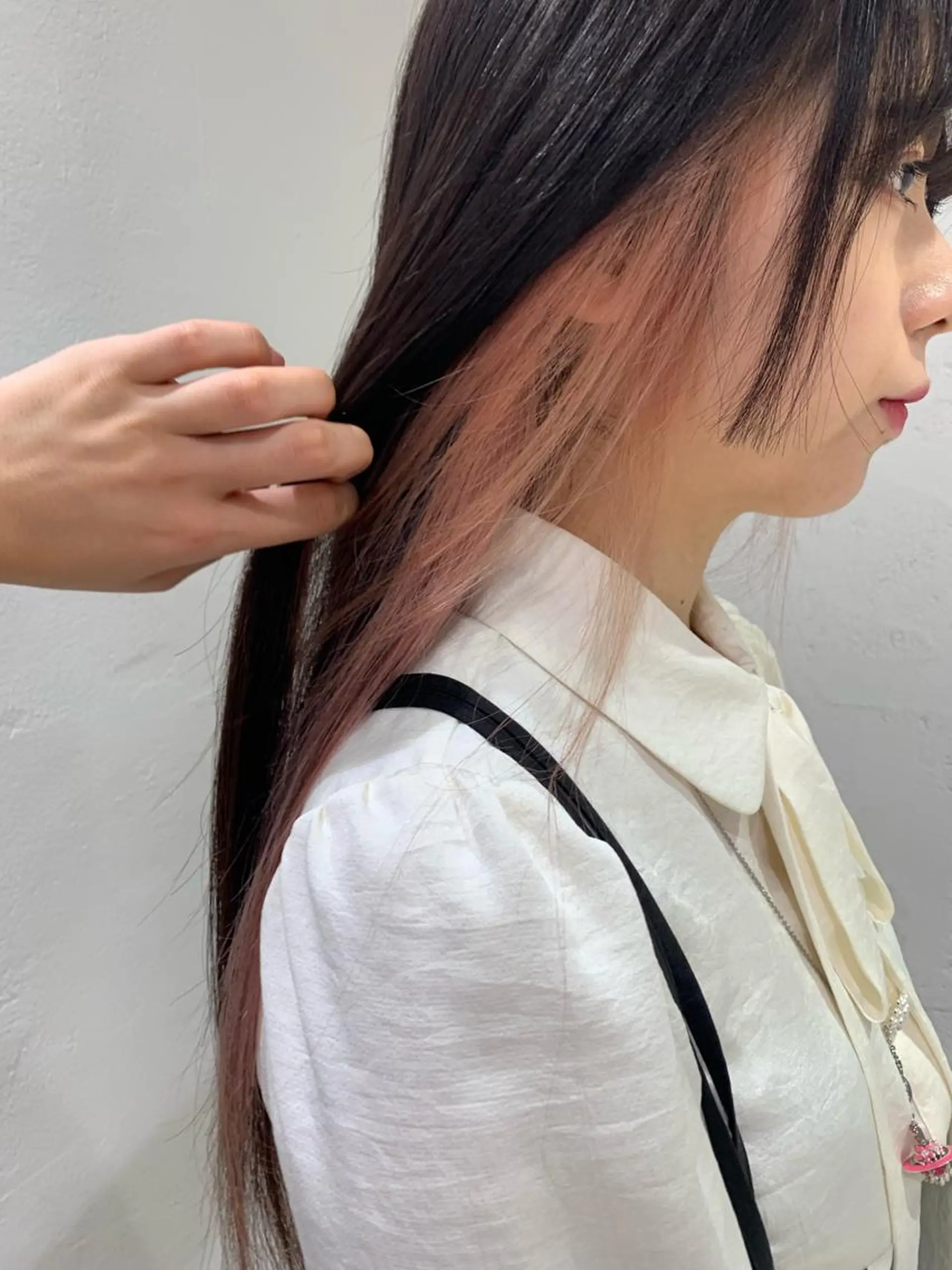 ロング カラー ヘアアレンジ 🫧透明感カラー/ ボブ/小笠原汐海🪽のヘアスタイル