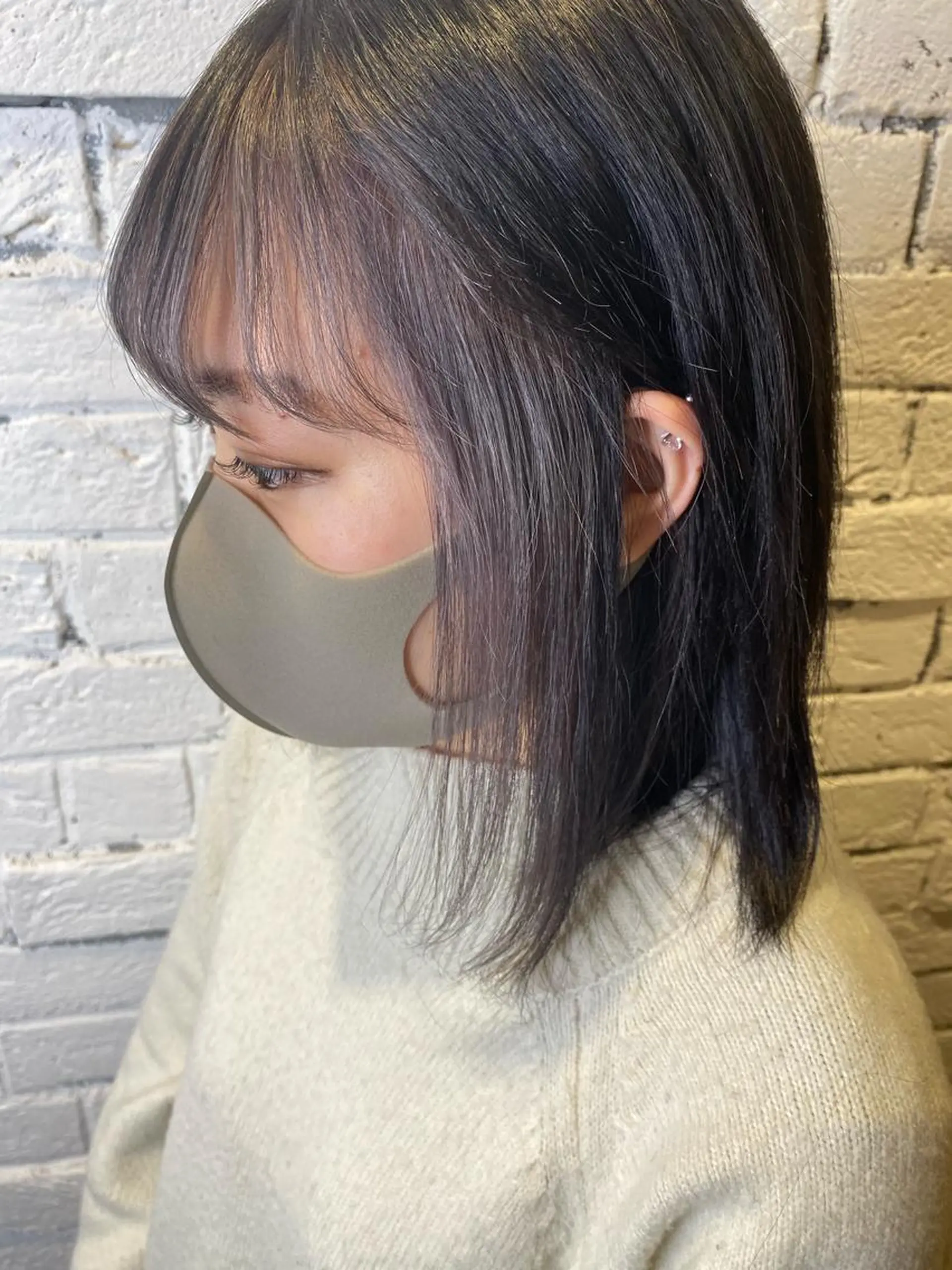 カラー 前田 輝のヘアスタイル