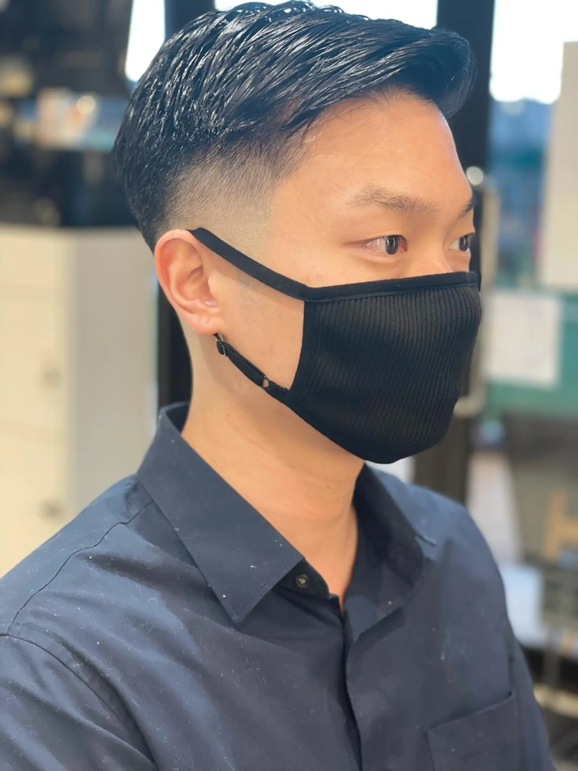 ショート メンズ フェードカット スキンフェード メンズヘア特化 崎田 成人のヘアスタイル