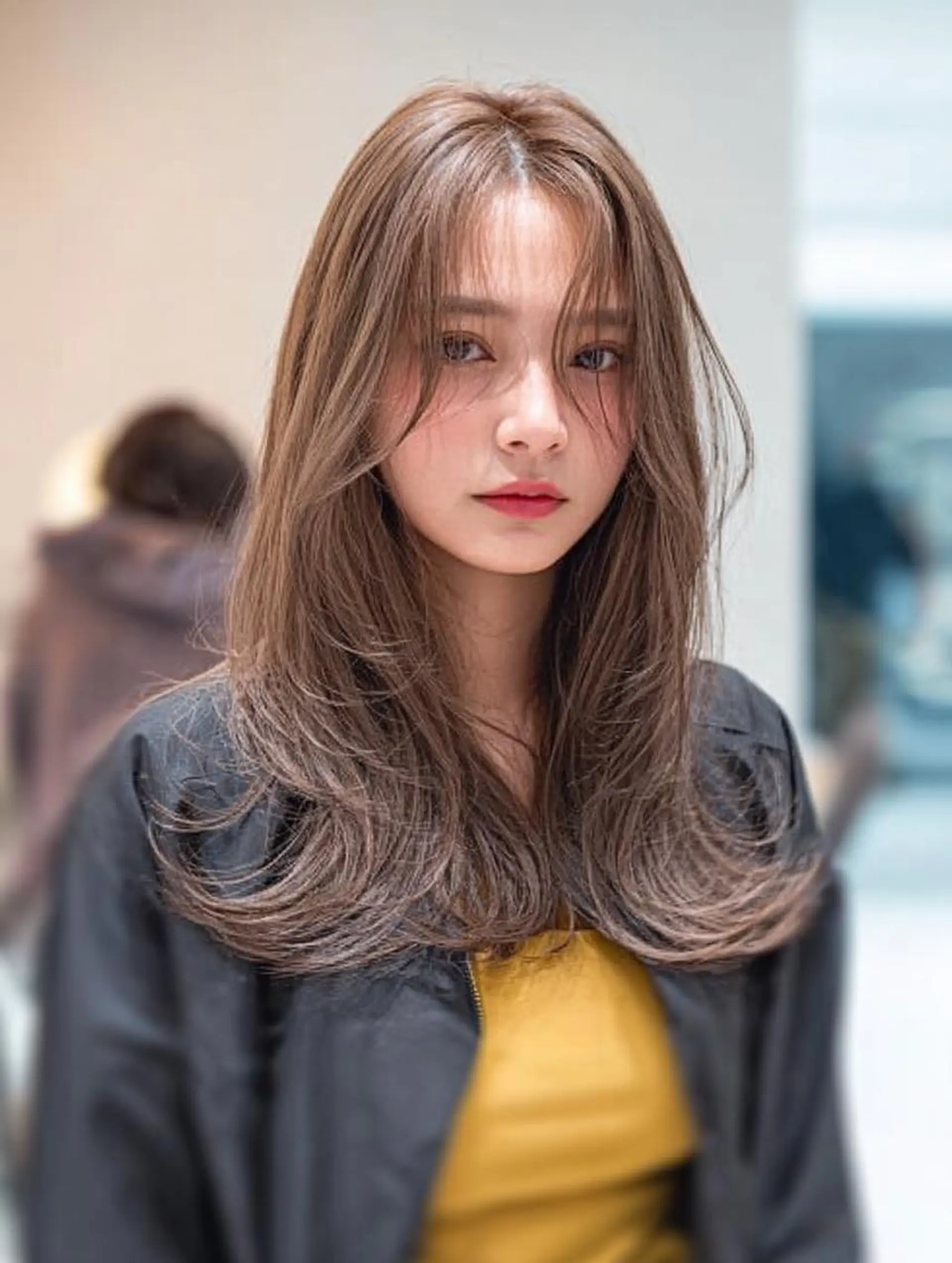 セミロング ハッシュカット 髪質改善 レイヤーカット 縮毛矯正 トリートメント カット ヘアカラー トリートメント 生艶髪＆レイヤー🔔 渋谷お薦めNo.1✨のヘアスタイル