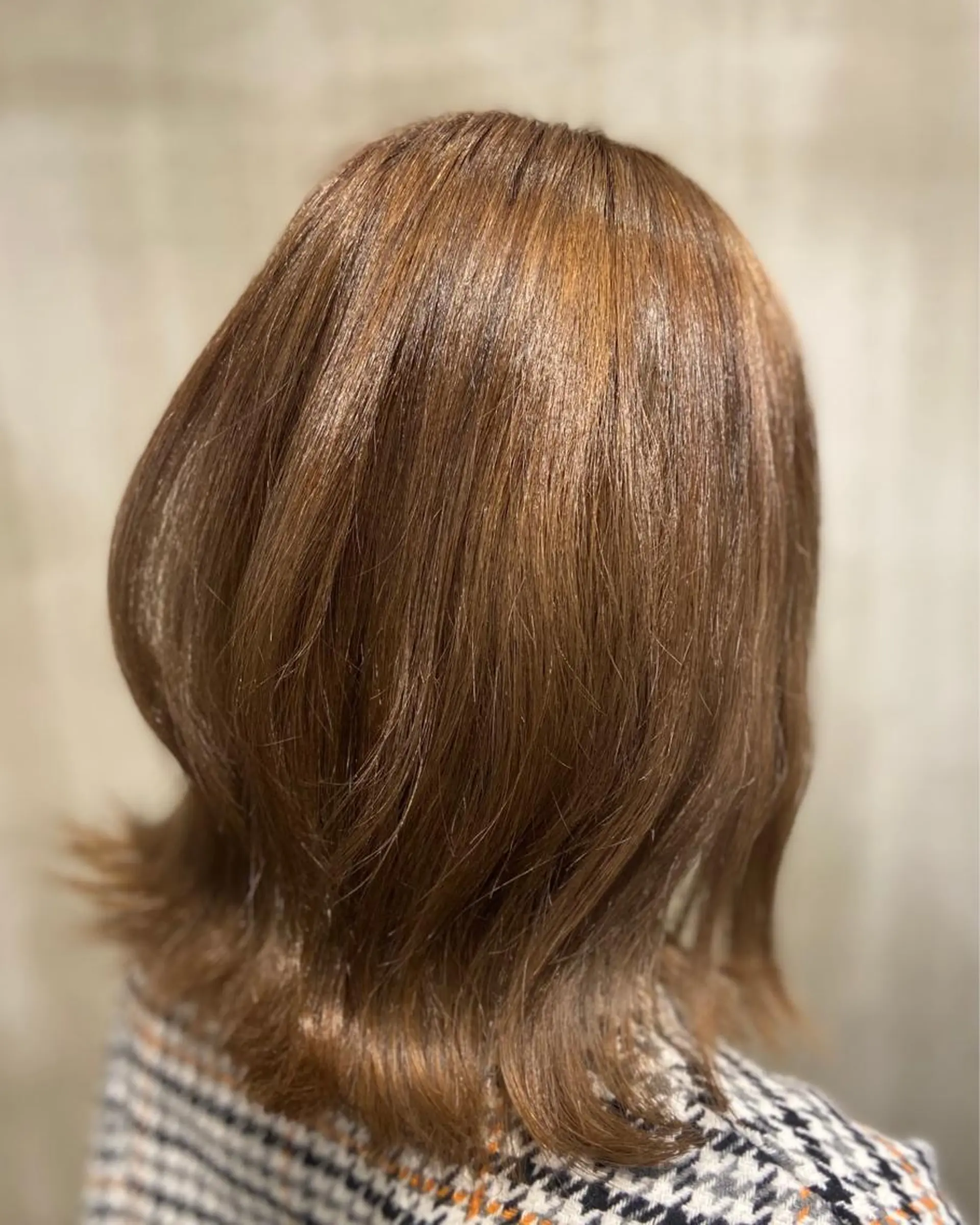 ミディアム カラー ブリーチ ブリーチなしカラー カット ヘアカラー トリートメント maison devote所属・当日OK◎艶カラー /木下ゆりえ🌸のヘアスタイル
