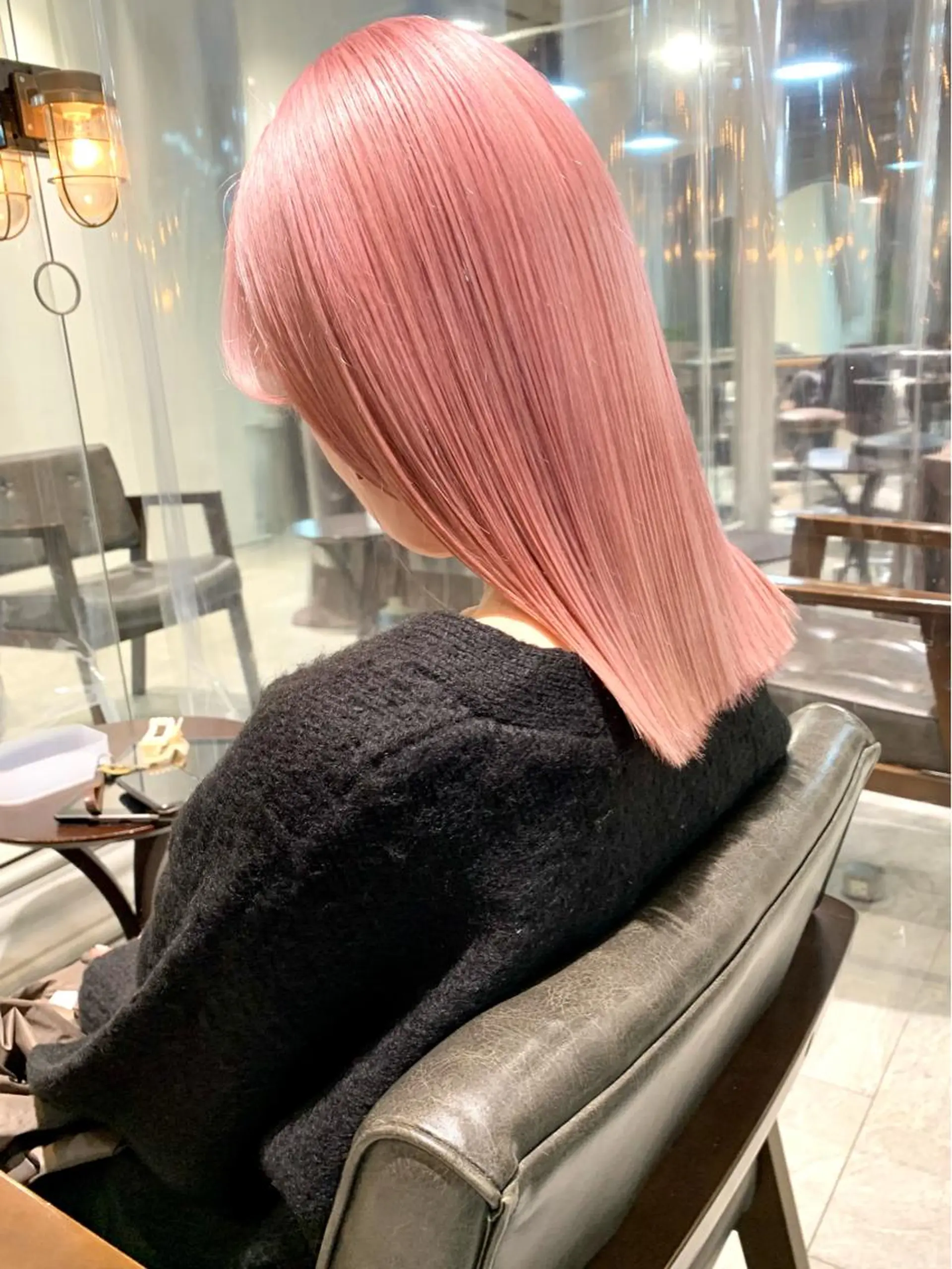 ミディアム カラー ヘアアレンジ カット ヘアカラー トリートメント ヘッドスパ ヘアセット ハイトーン/美髪矯正 🍃大江拓実のヘアスタイル