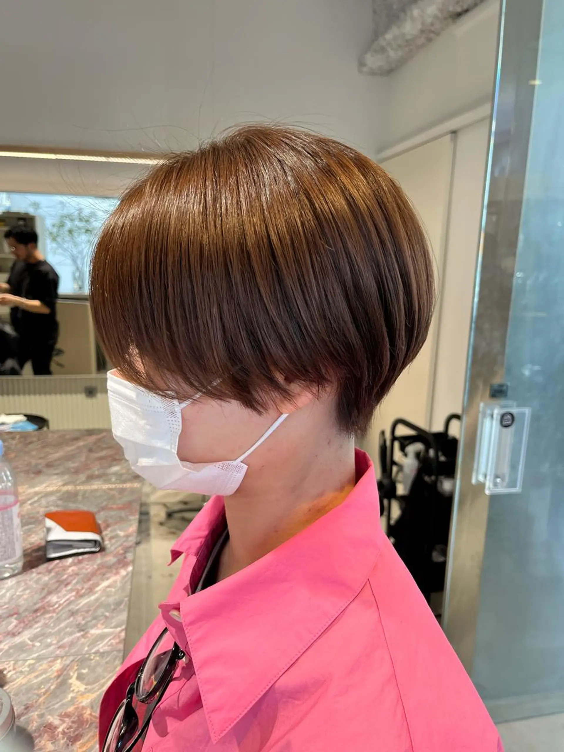 ショート カット ヘアカラー トリートメント 池田 寿子のヘアスタイル